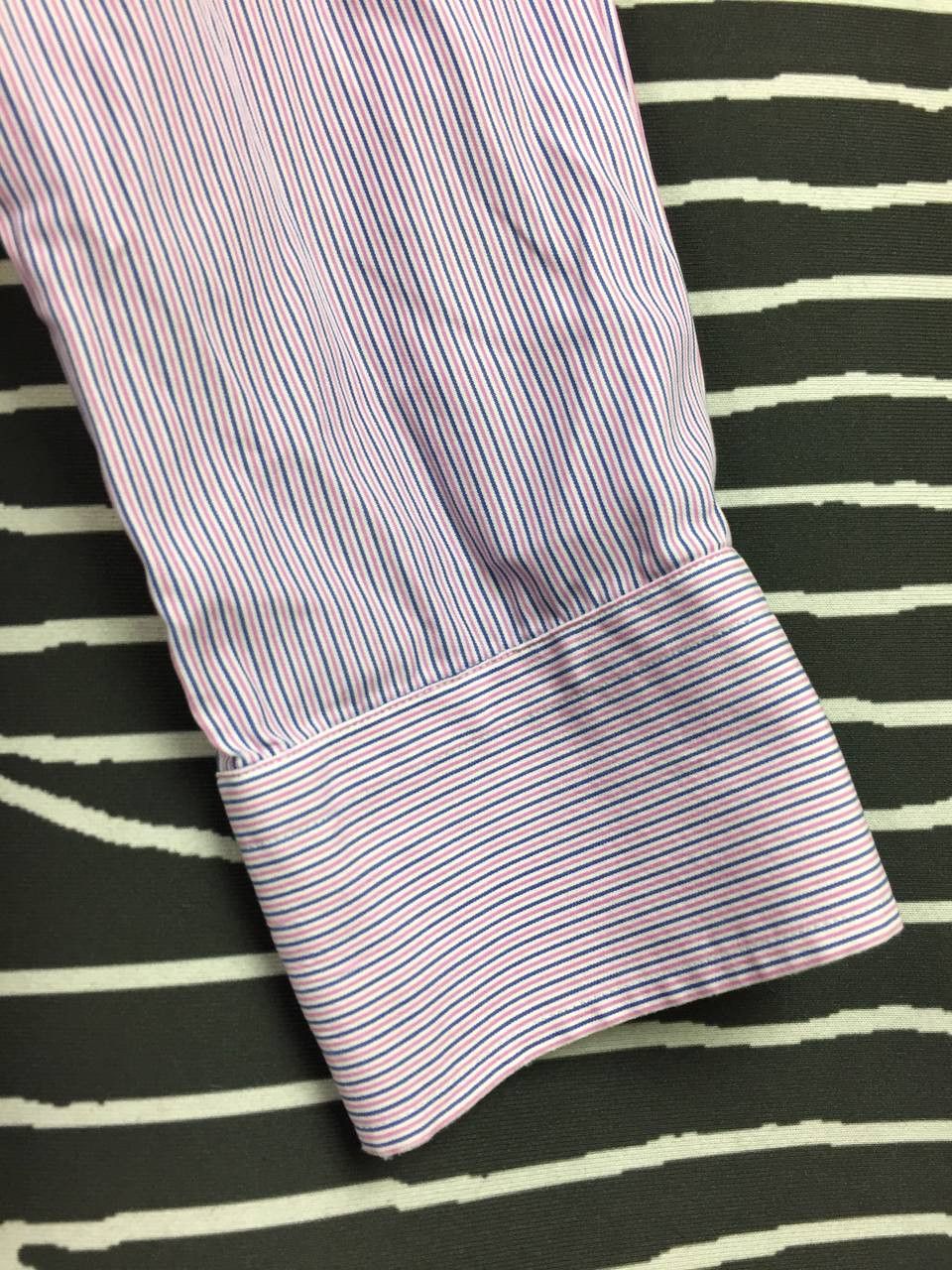 Eton Eton of Sweden Striped Slim Fit Cutaway Collar Shirt Size US L / EU 52-54 / 3 - 4 Thumbnail