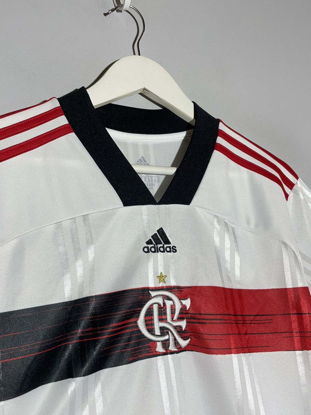 Adidas Flamengo 2020 Away Centre Logo Streetwear Football Shirt Size US XL / EU 56 / 4 - 3 Thumbnail