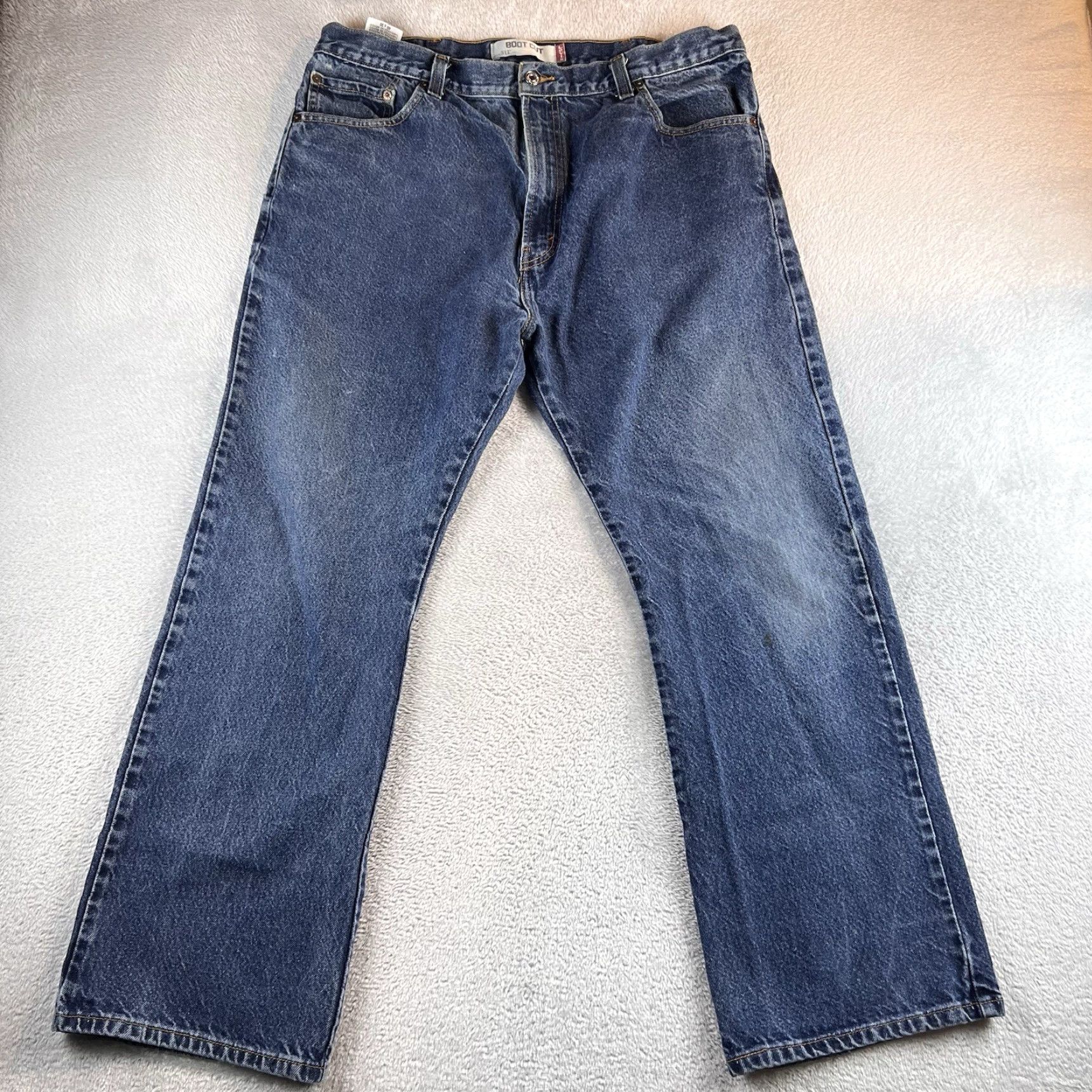 Levi's Levi's 517 Jeans Men Bootcut Denim 40x30 Blue Medium Distressed 5-Pocket Zip Fly Comfort Regular Vintage No Size US 40 / EU 56 - 2 Thumbnail