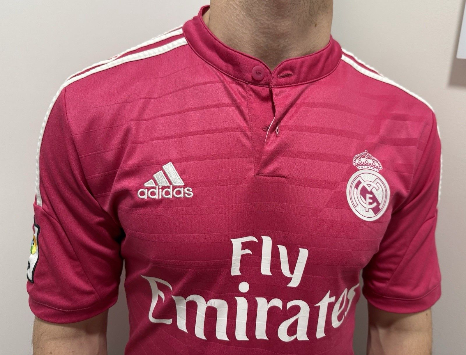 Adidas Real Madrid 2014 2015 Away Jersey T-Shirt Soccer Football Size US S / EU 44-46 / 1 - 4 Thumbnail