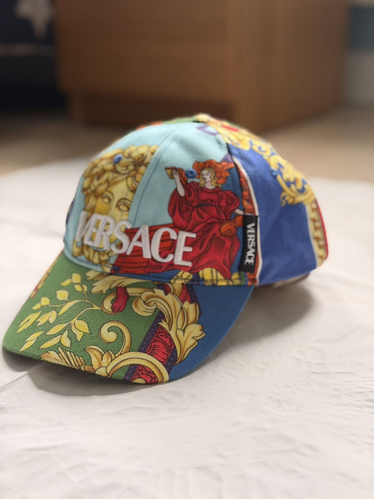 Versace Versace Baroque Renaissance Print Baseball Cap Hat Size ONE SIZE - 2 Thumbnail