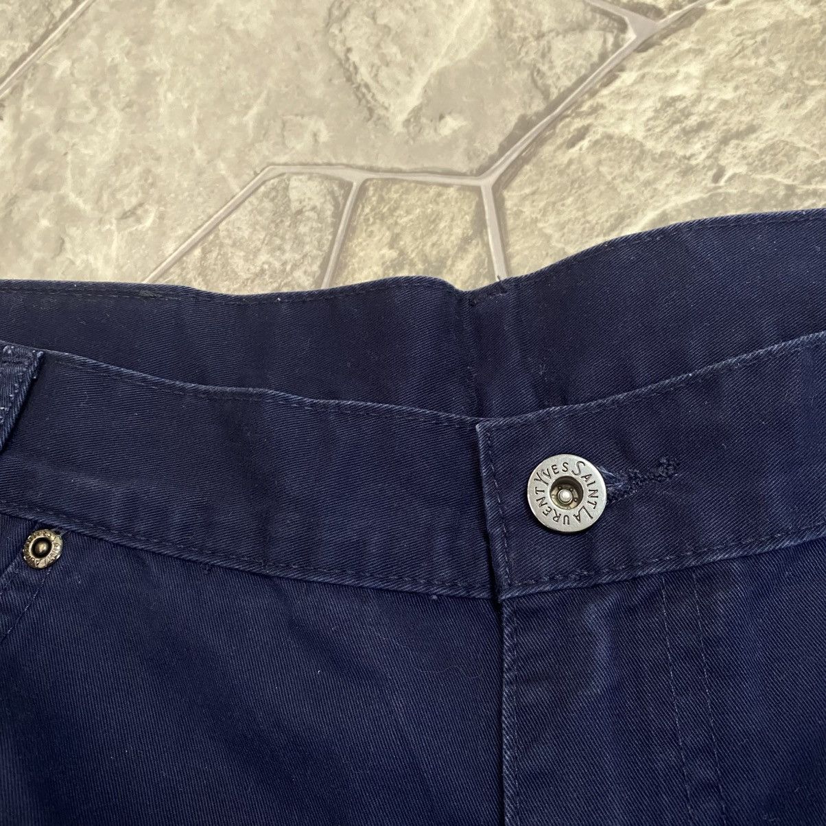 Yves Saint Laurent Vintage Yves Saint Laurent Baggy Jeans YSL Embroidered Logo Size US 36 / EU 52 - 10 Thumbnail