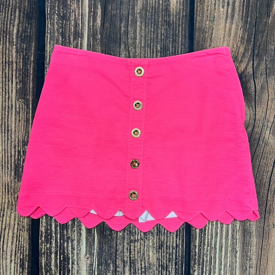 Lilly Pulitzer Lilly Pulitzer Women's Kaylie Skort Size 0 Hot Pink Summer Size 25" / US 0 / IT 36 - 2 Thumbnail