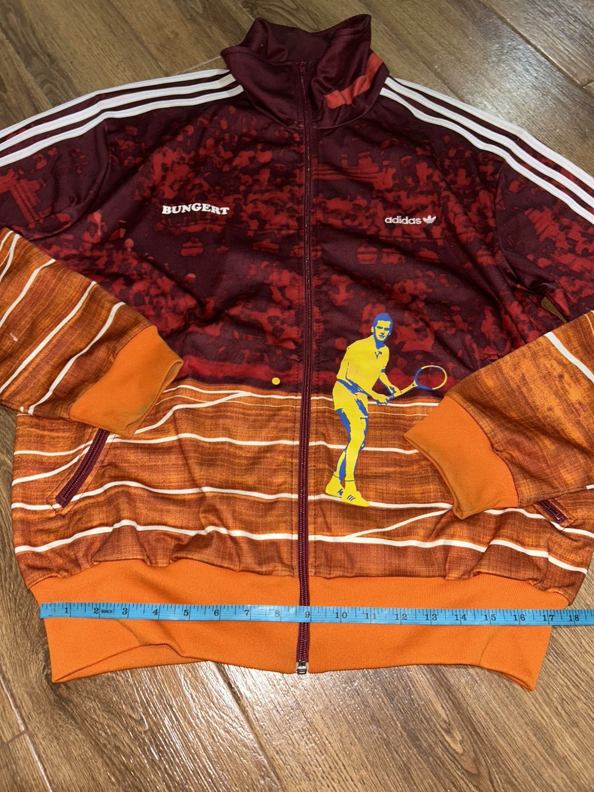 Adidas Adidas Bungert Tennis Jacket Tracktop Size US XL / EU 56 / 4 - 16 Thumbnail