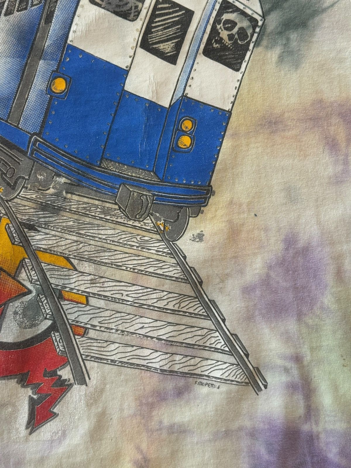 Band Tees *RARE* 1991 VINTAGE GRATEFUL DEAD MADISON SQUARE NEW YORK Size US XL / EU 56 / 4 - 8 Thumbnail