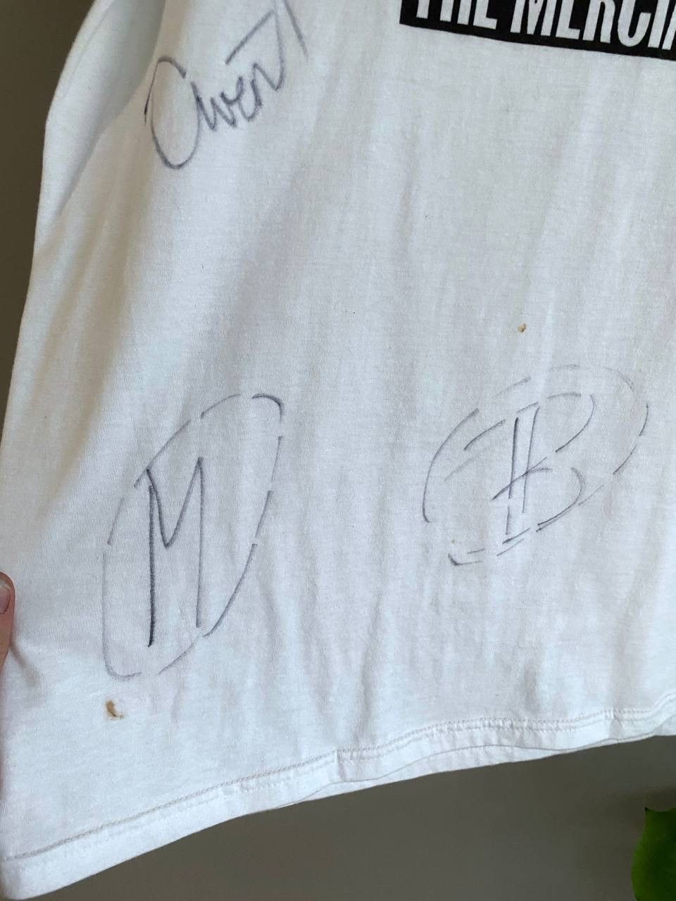 Band Tees The Mercians Rock Band Autograph Merchandise T-Shirt, Size M Size US M / EU 48-50 / 2 - 10 Thumbnail