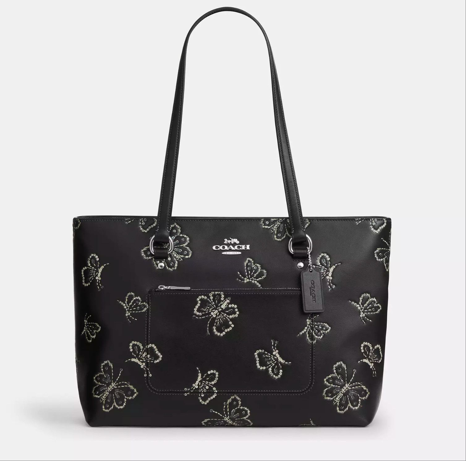Coach Station Tote Bag With Butterfly Print CCK87 Size ONE SIZE - 8 Thumbnail