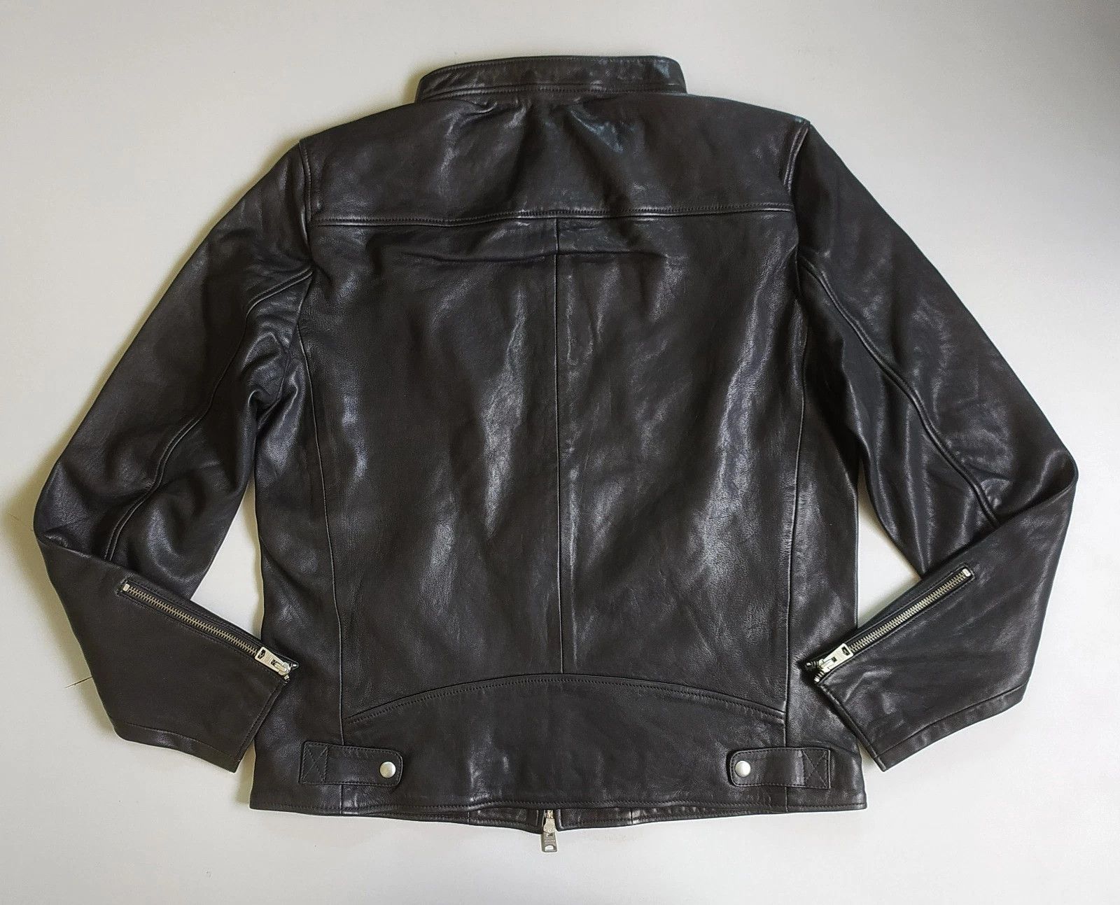 Allsaints Allsaints HARWOOD-Leather jacket Free Shipping FTP/9002 Size US XL / EU 56 / 4 - 2 Thumbnail