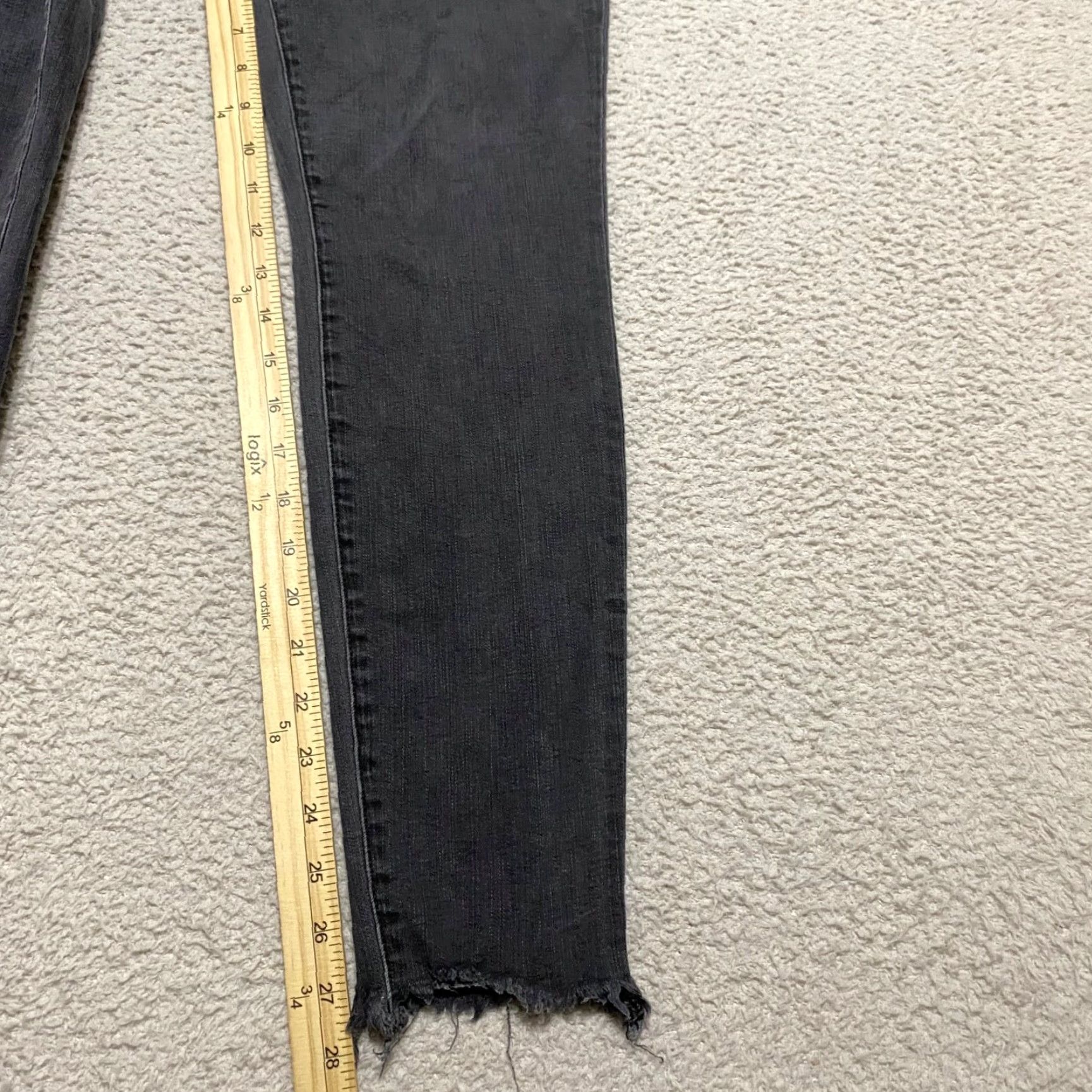 Madewell Madewell Jeans Womens Gray Denim High Rise Skinny 30 Medium Wash Button 5-Pocket Regular Rise Modern American 90s Women Size 24" / US 00 / IT 34 - 3 Thumbnail
