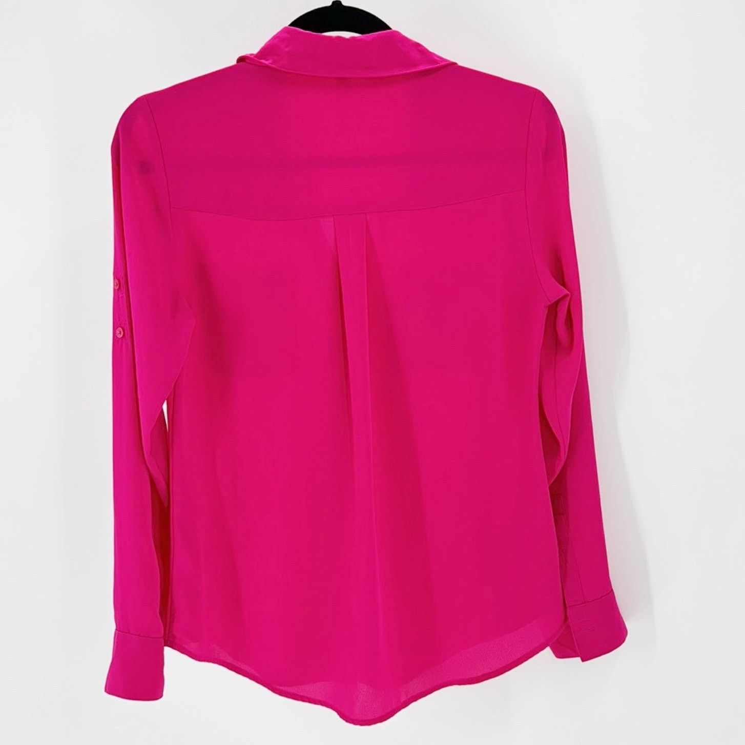 Express Express The Portofino Shirt office roll sleeve versatile XS Size XS / US 0-2 / IT 36-38 - 2 Thumbnail