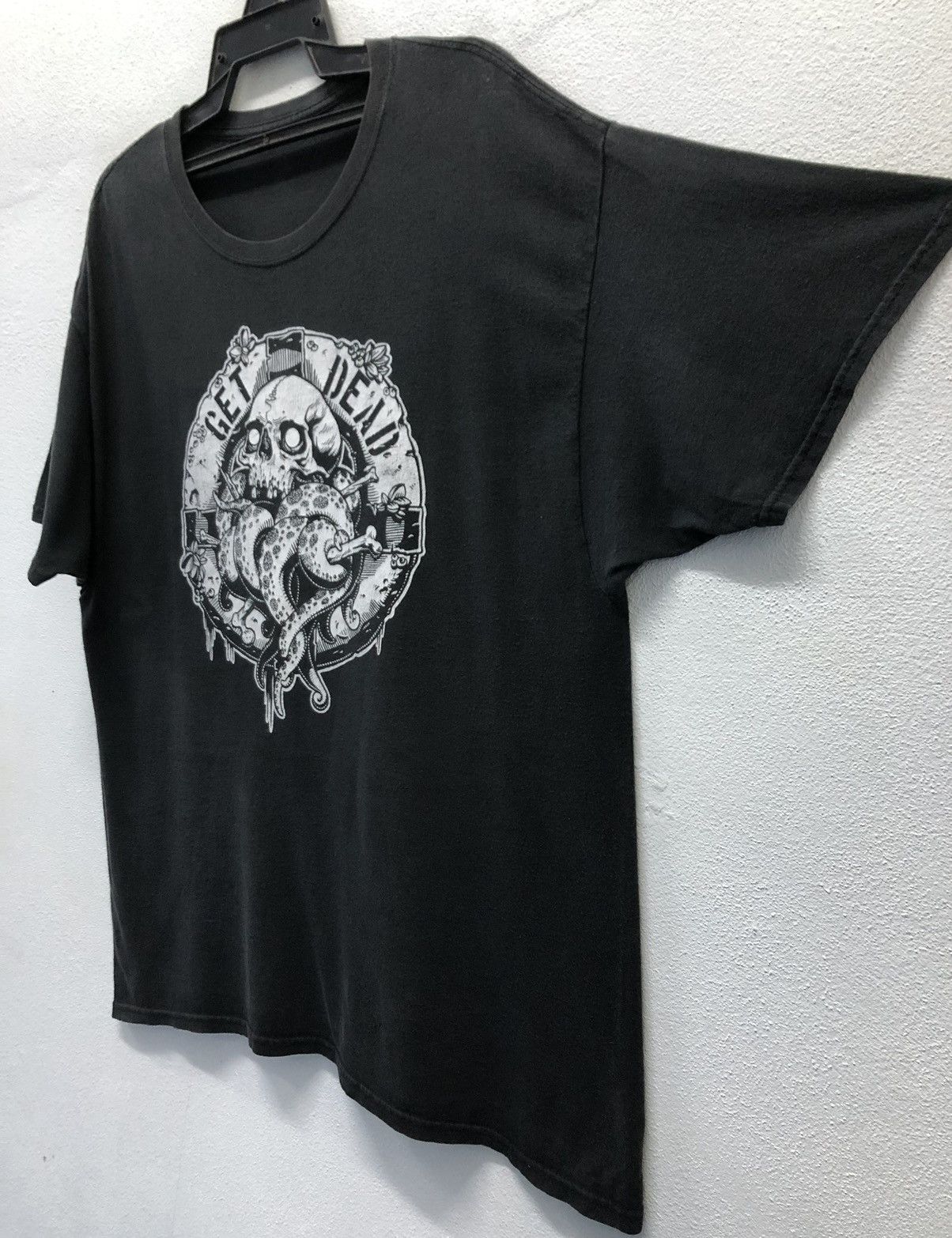 Hanes Vintage Hanes Get Dead T-Shirt Size US XL / EU 56 / 4 - 5 Thumbnail