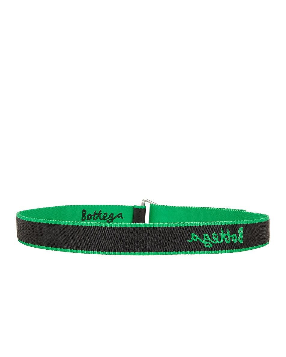 Bottega Veneta o1y0725 Size : OS / Regular Logo Belt in Green/Black Size ONE SIZE - 2 Thumbnail