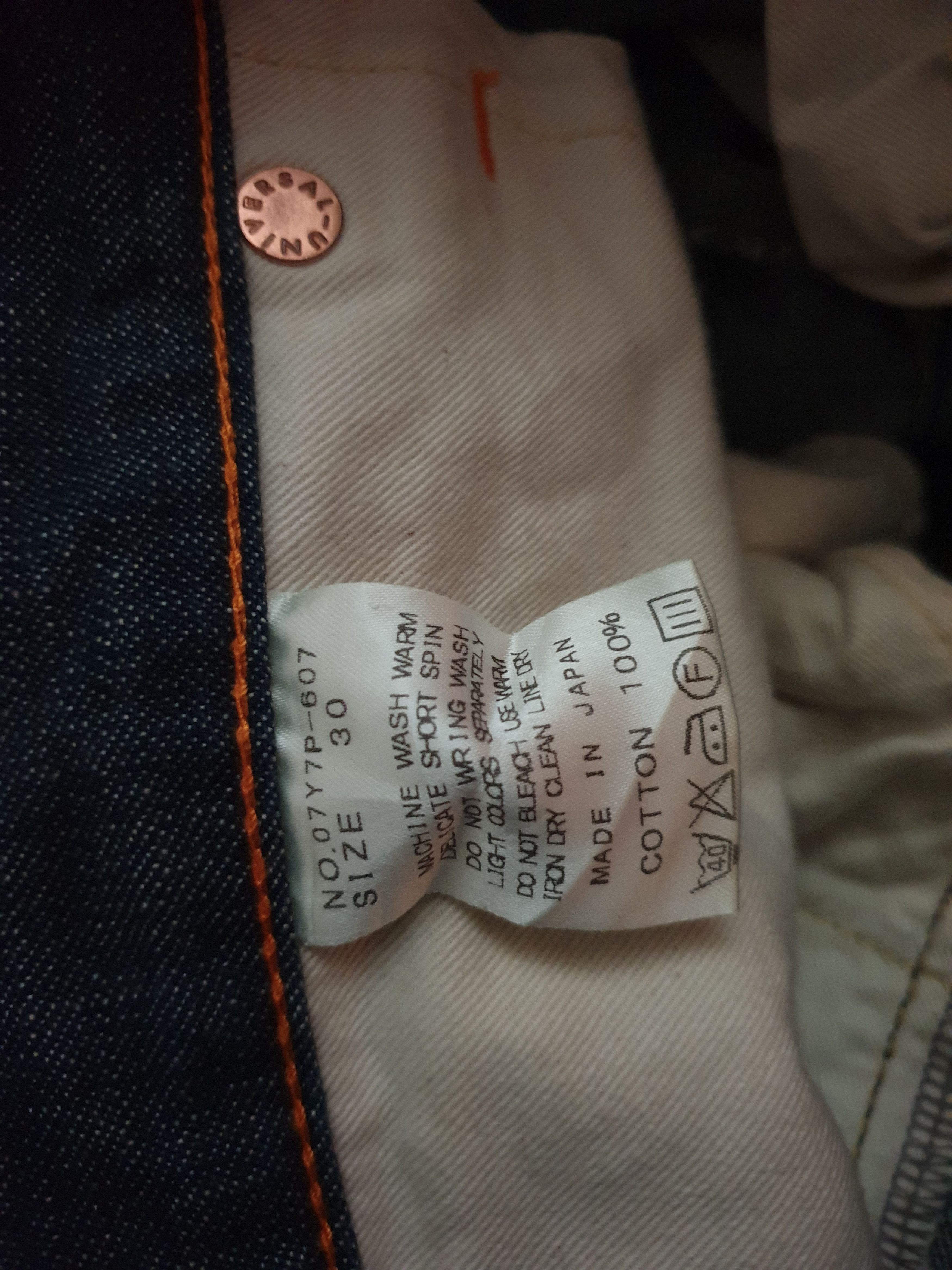 Japanese Brand 🔥Rare item!! Hard to find! Yen Japanese brand denim pant Size US 30 / EU 46 - 2 Thumbnail