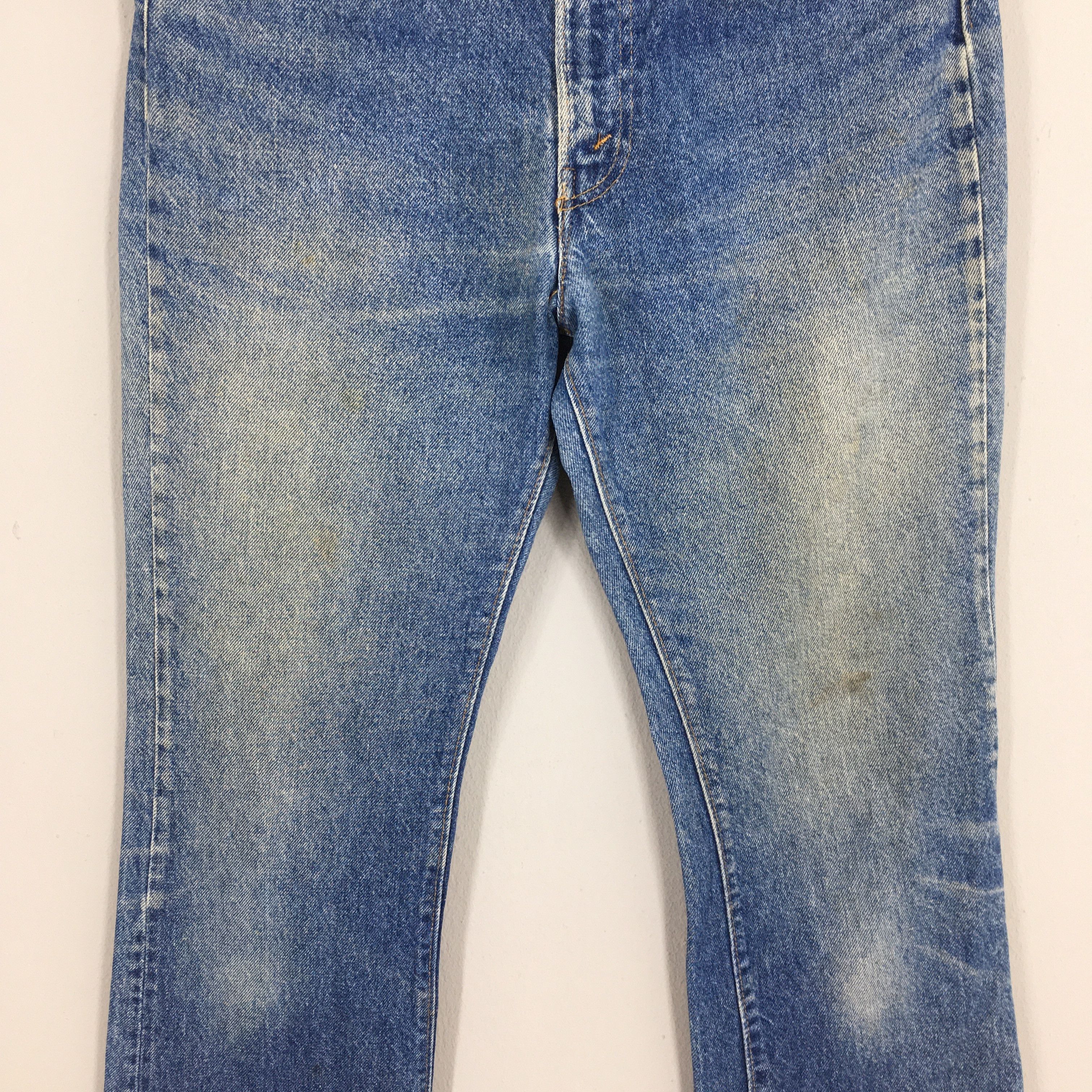 Levi's Size 30x30.5 Vintage Levis 517 Flare Bootcut Jeans S1242 Size US 30 / EU 46 - 3 Thumbnail