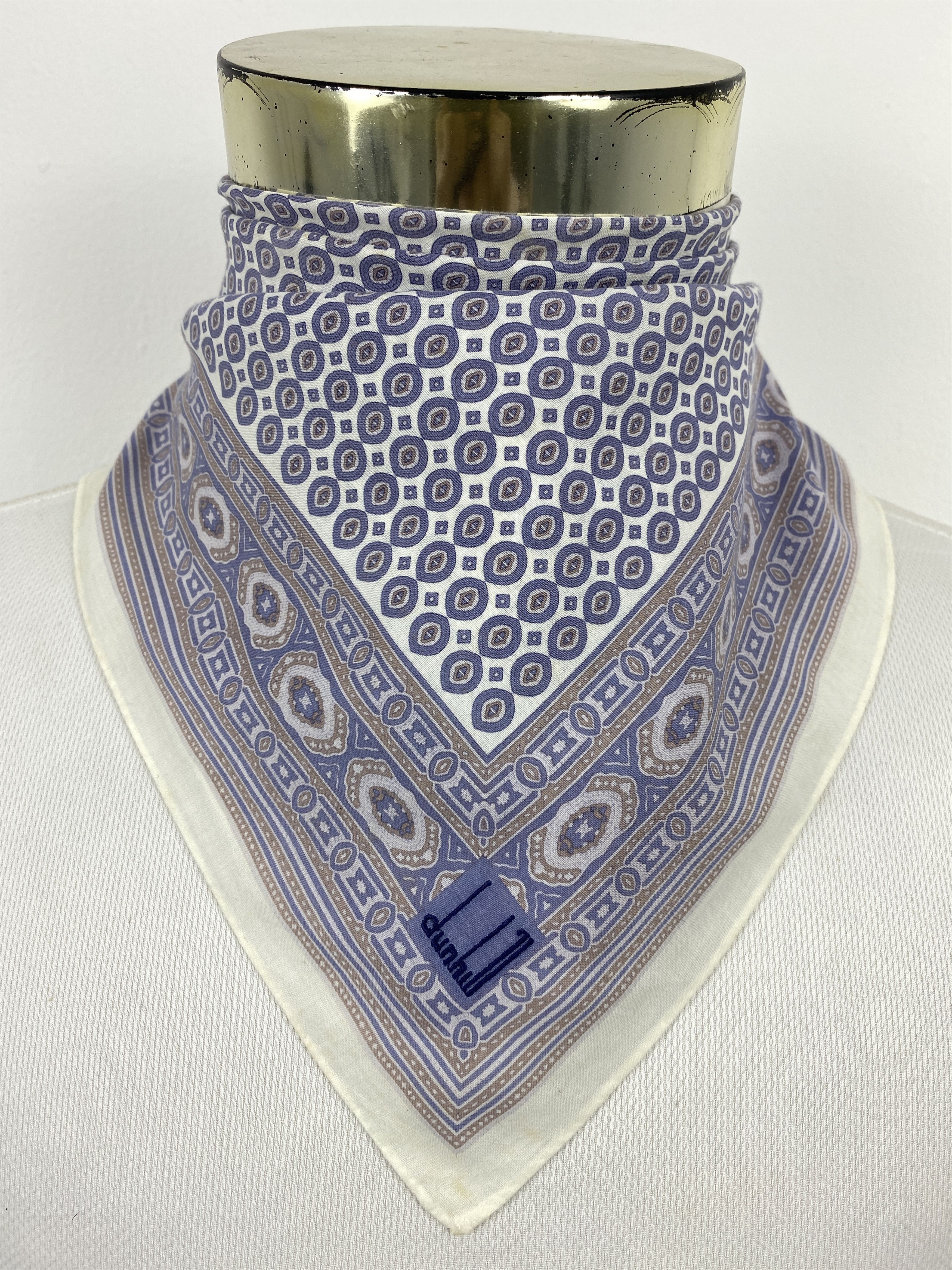 Alfred Dunhill Vintage Dunhill Handkerchief / Neckerchief KT0270 Size ONE SIZE - 2 Thumbnail