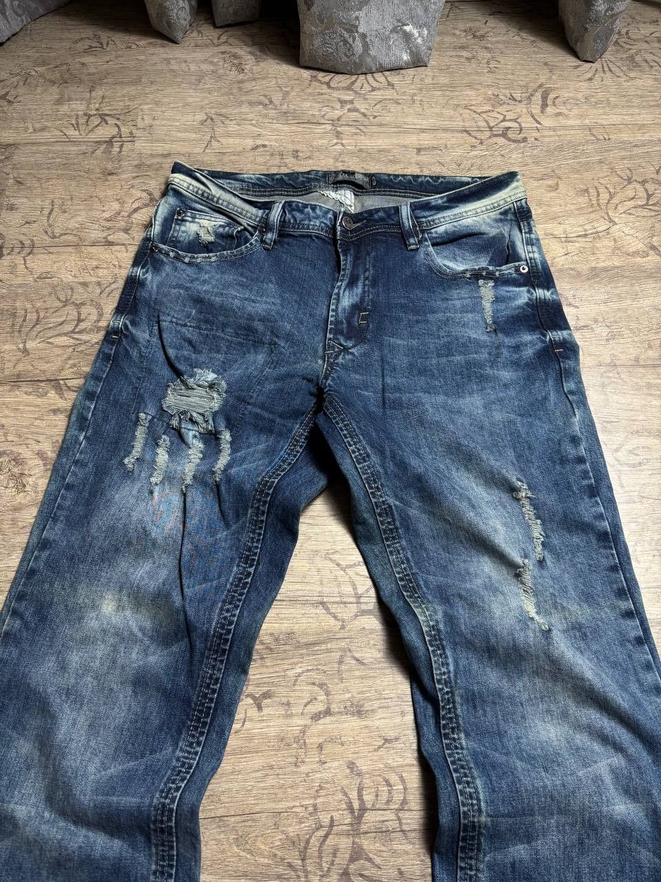 Other 00's DIRTY Flare Denim Jeans Size US 32 / EU 48 - 3 Thumbnail