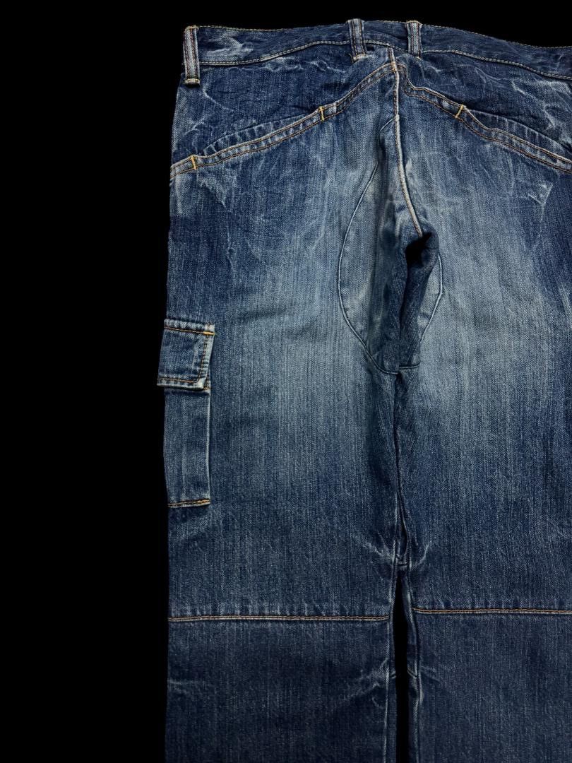 SICK Vintage Kurashiki Eternal Kapital Whisker Cargo Jeans