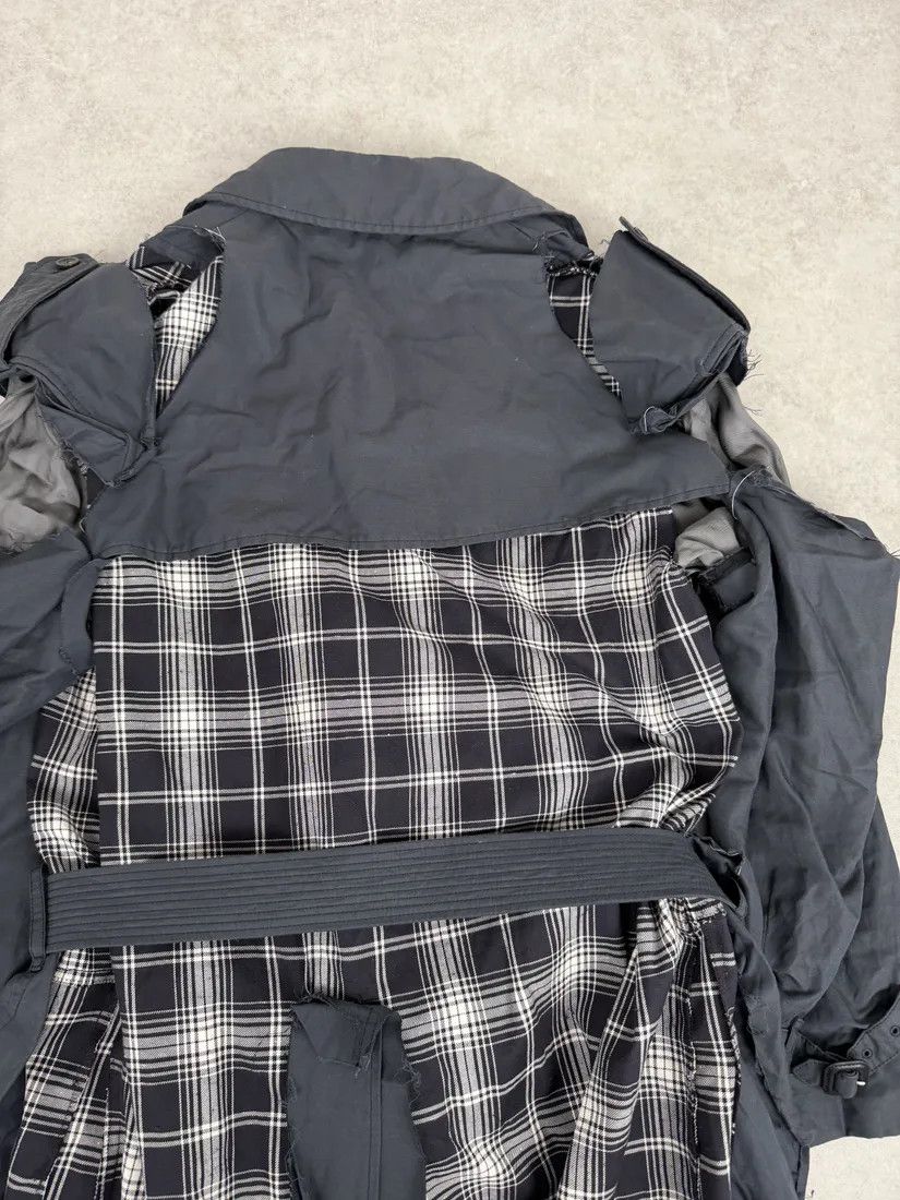 Maison Margiela Maison Margiela Grey Sample Destructured Ripped Trench Coat Size US S / EU 44-46 / 1 - 5 Thumbnail