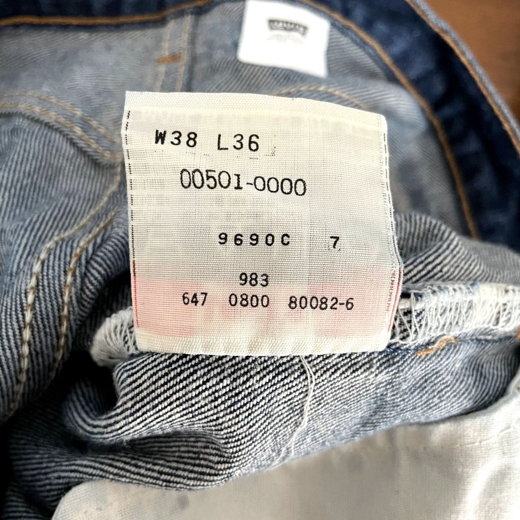 Levi's VINTAGE Levi's 501xx Button Fly Red Tab Jeans W 34 x 32 Size US 34 / EU 50 - 8 Thumbnail