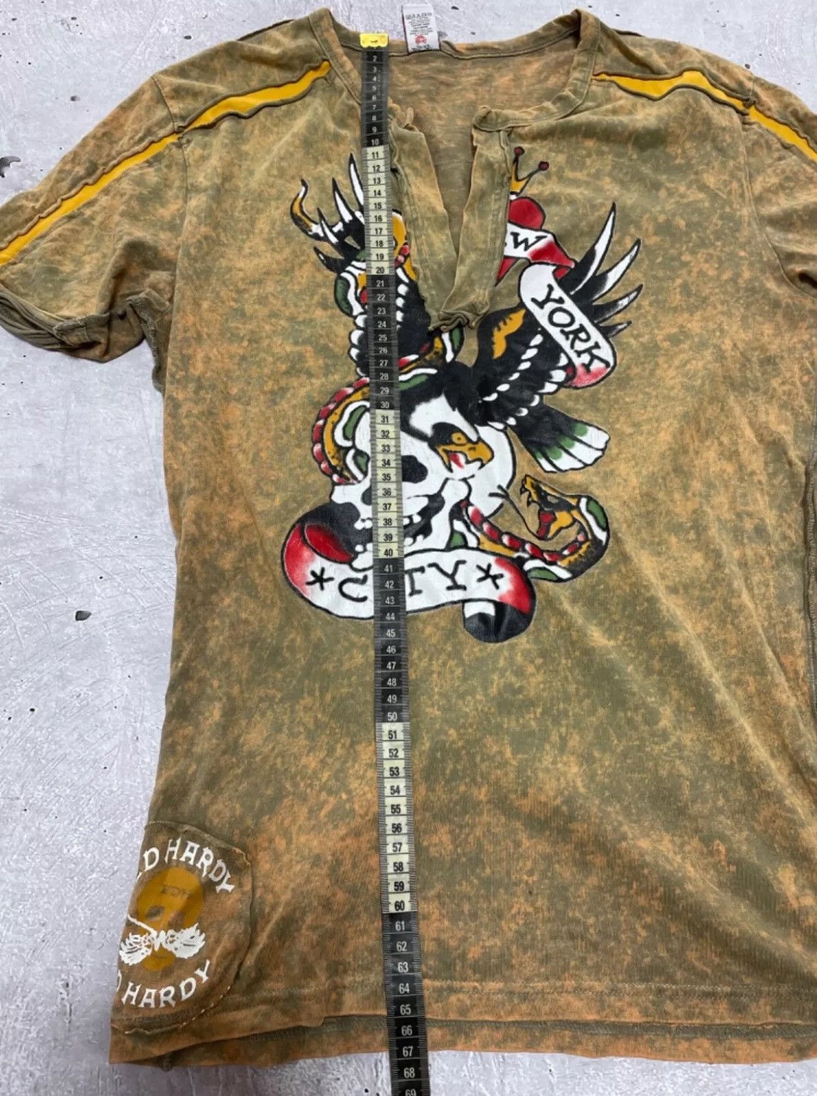 Ed Hardy × Vintage ed hardy vintage t shirt printed Yk2 woman's Size L / US 10 / IT 46 - 7 Thumbnail