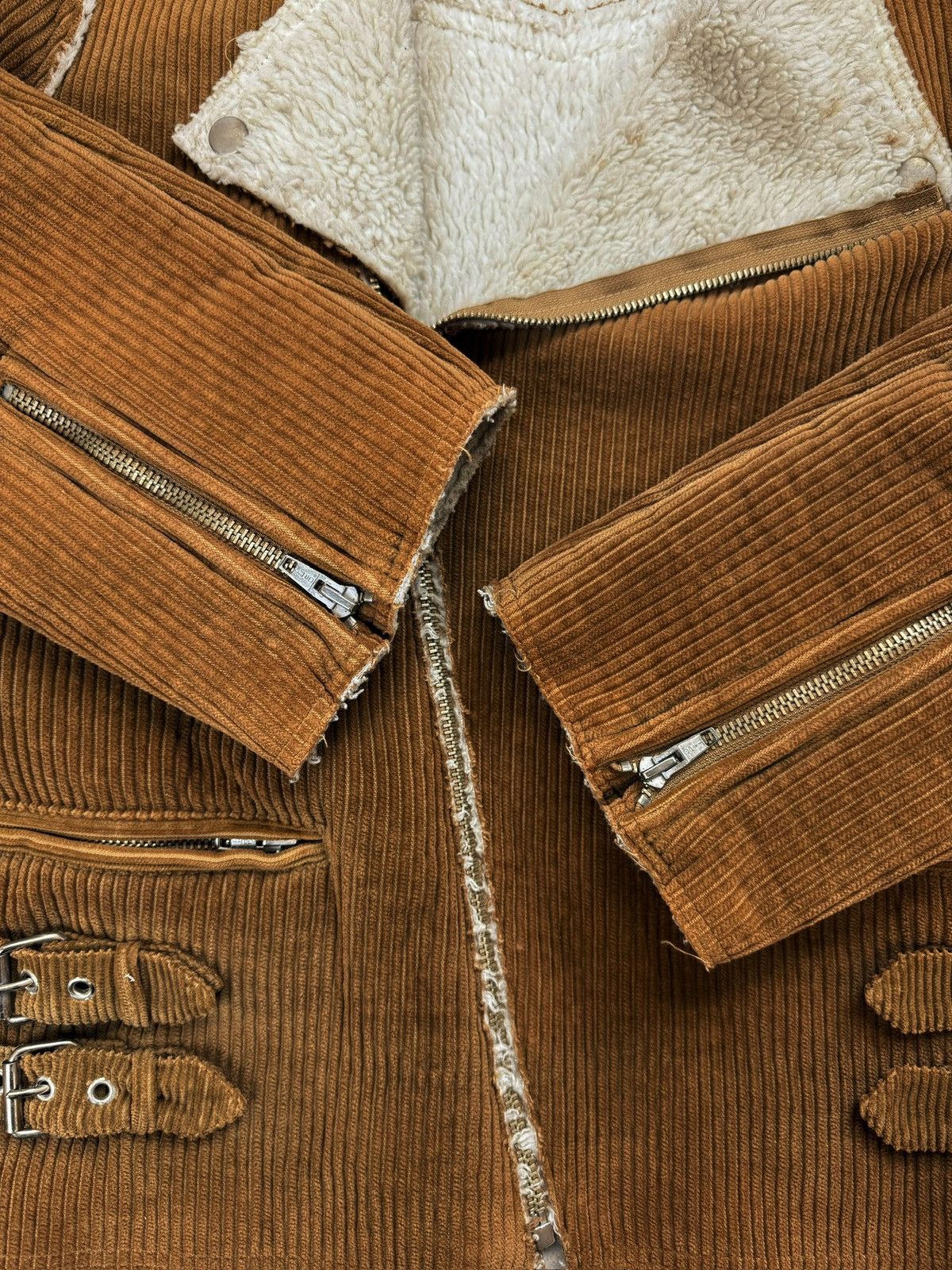 Raf Simons AW03 Raf Simons ‘Closer’ Shearling Lined Beige Perfecto Biker Jacket Size US S / EU 44-46 / 1 - 2 Thumbnail
