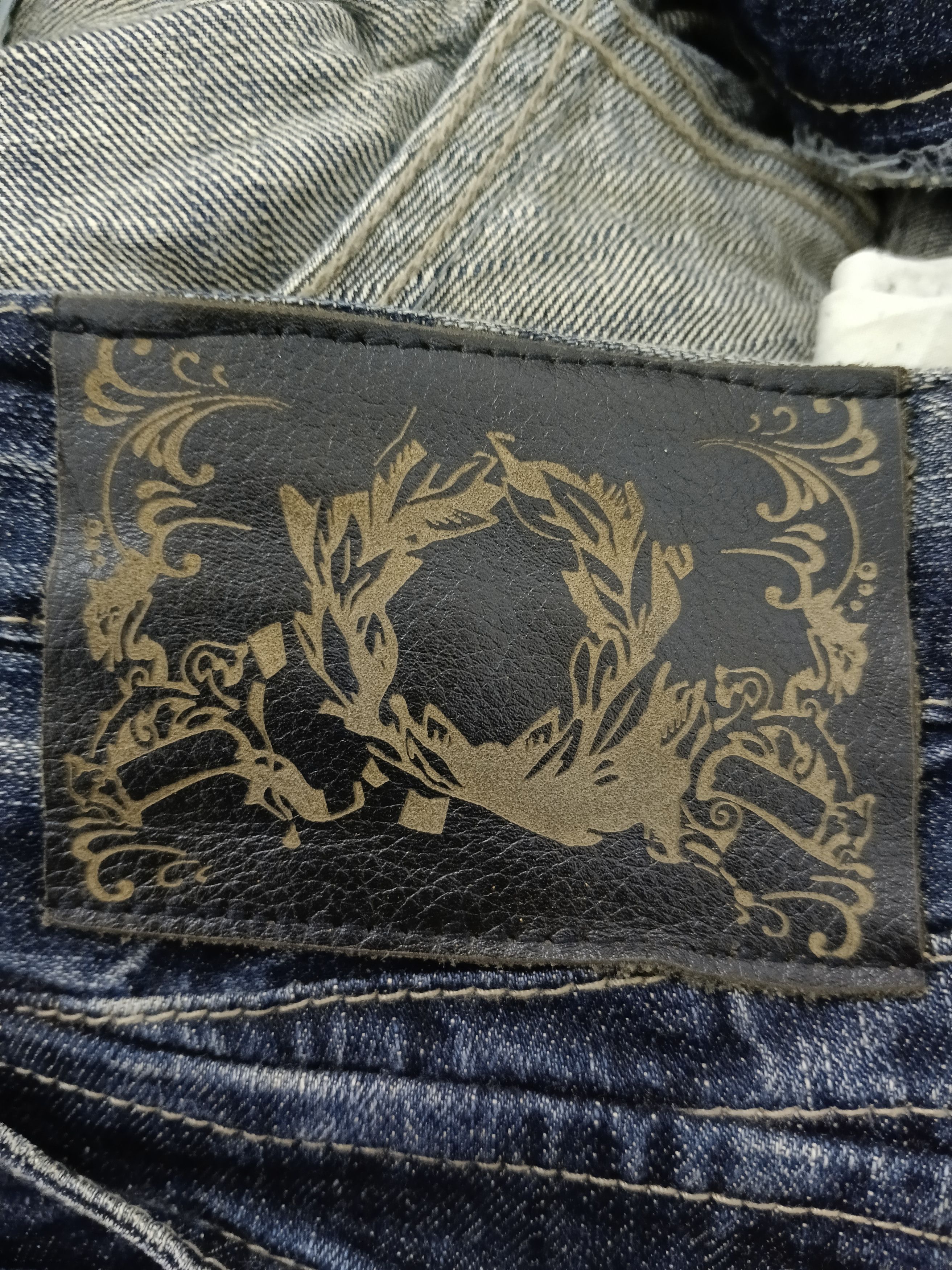 Japanese Brand FLARE SICK SPLATTER UNBRANDED DENIM PANTS Size US 33 - 8 Thumbnail