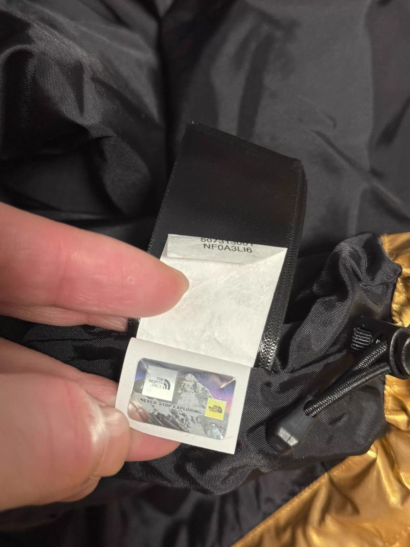The North Face TNF Metallica Mountain Parka Gold Metallic L Like New Size US L / EU 52-54 / 3 - 8 Thumbnail