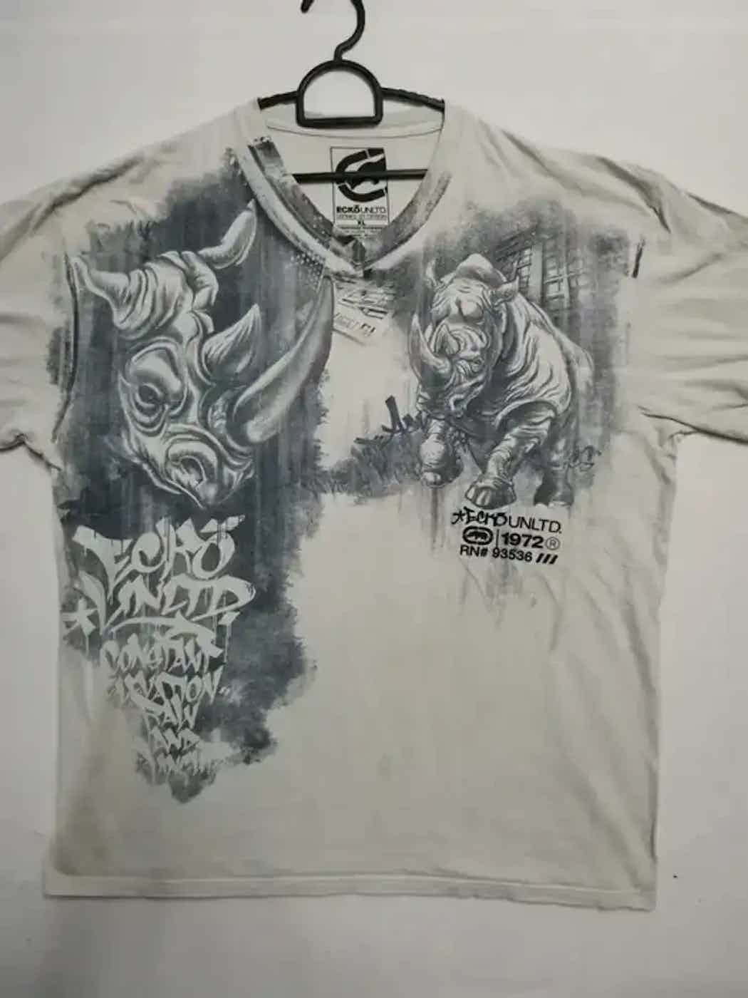 Ecko Unltd. Vintage Ecko Unltd Full Print T-shirt Size US XL / EU 56 / 4 - 1 Thumbnail