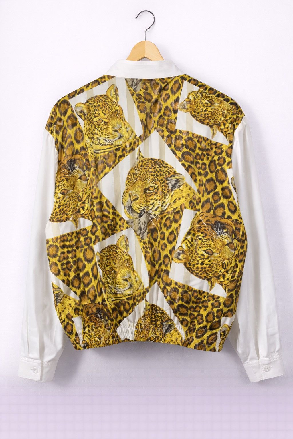 Japanese Brand Alpha Scene Leopard Statement Animal Print L/weight Jacket Size L / US 10 / IT 46 - 2 Thumbnail