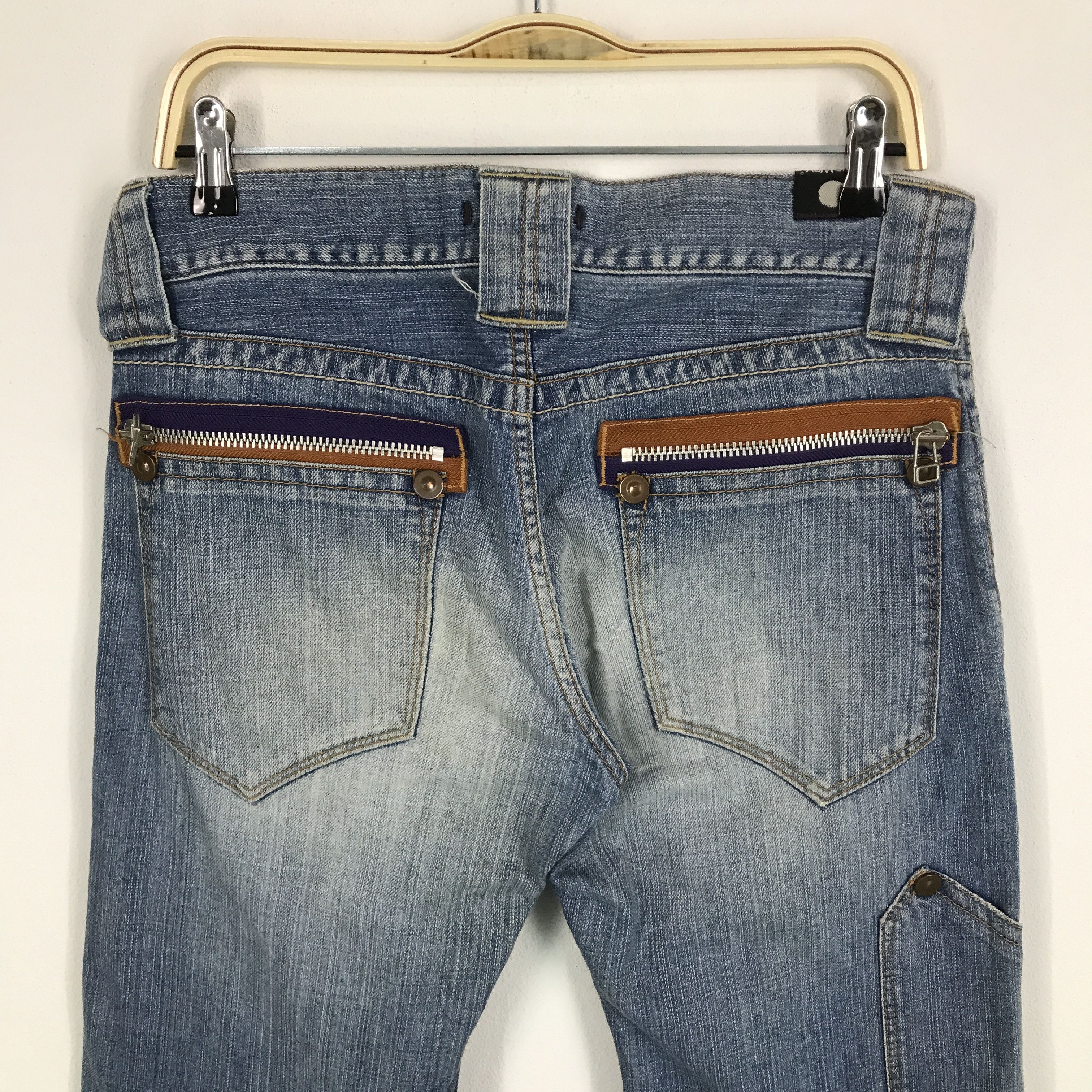 Japanese Brand × Vintage Baggy Denim blue way Japan jeans pants Size US 32 / EU 48 - 5 Thumbnail