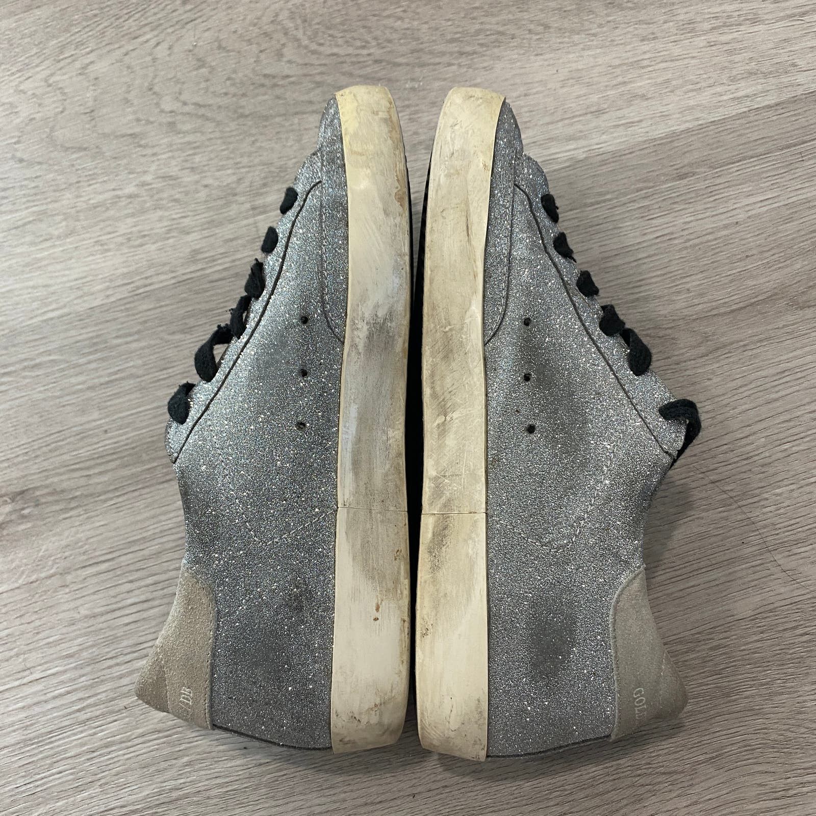 Golden Goose Golden Goose Superstar GGDB Glitter Flag Sneakers Shoes W38 Size US 8 / IT 38 - 5 Thumbnail