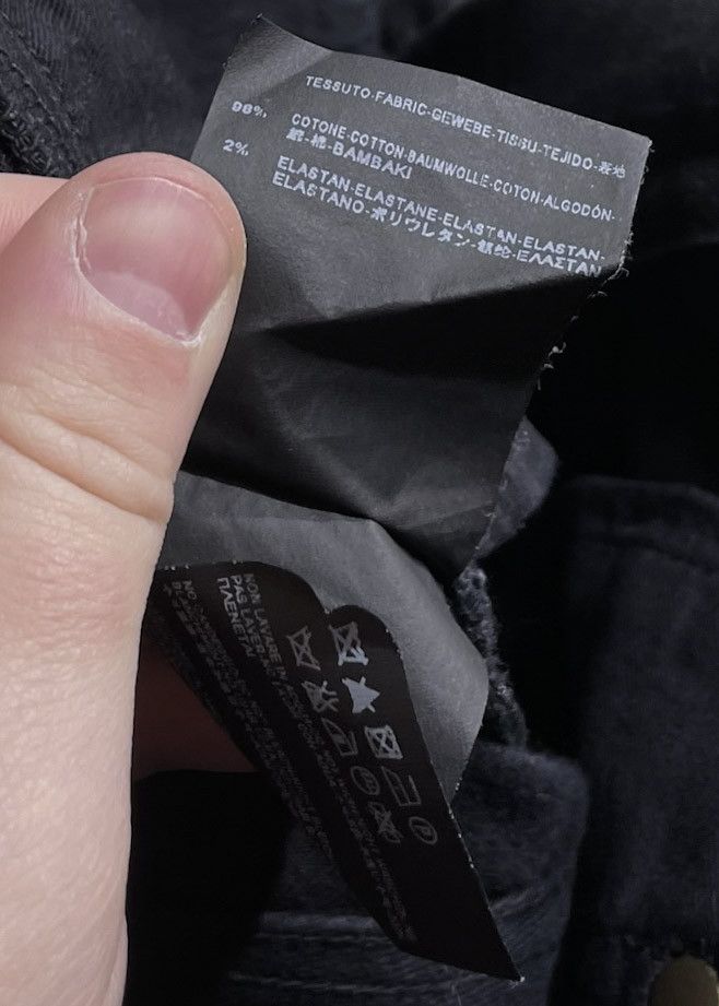 Saint Laurent Paris Saint Laurent D02 Black Destroyed Skinny Jeans Size US 28 / EU 44 - 9 Thumbnail