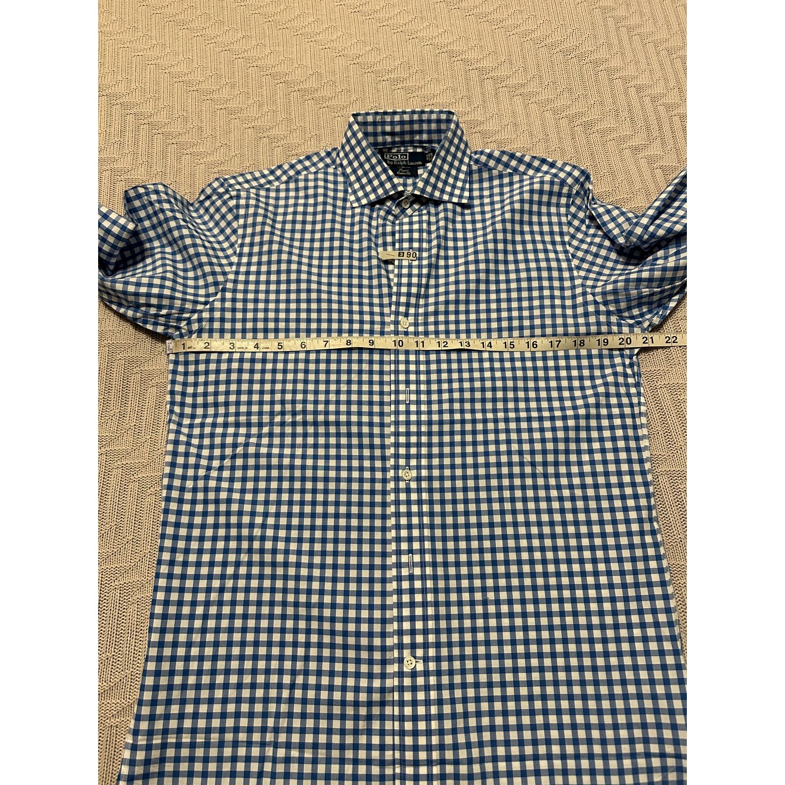 Polo Ralph Lauren Polo Ralph Lauren blue gingham regent custom fit button down Size US M / EU 48-50 / 2 - 6 Thumbnail