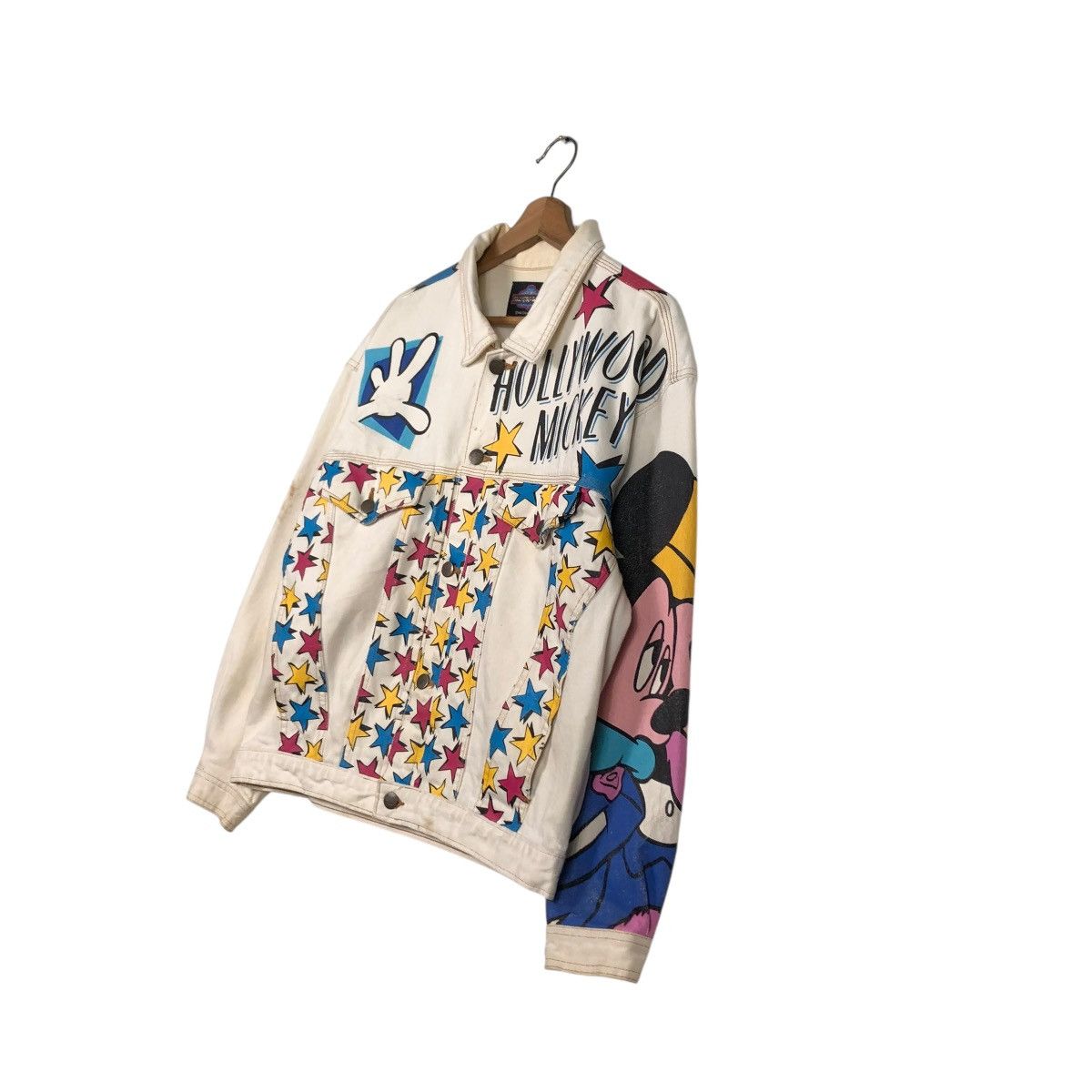 Cartoon Network 🔥VINTAGE TRUCKER DENIM JACKET HOLLYWOOD MICKEY WALT DISNEY Size US M / EU 48-50 / 2 - 4 Thumbnail