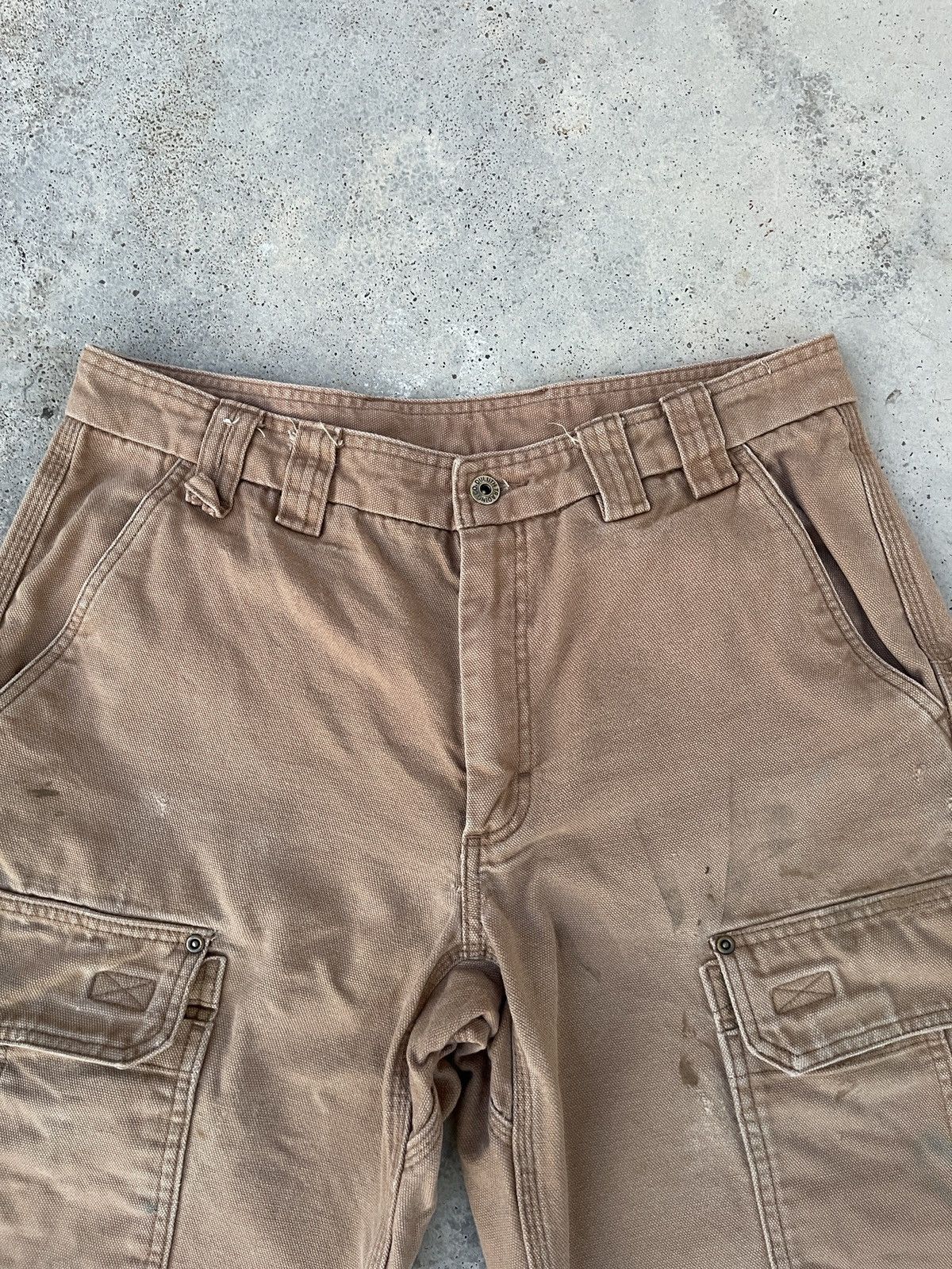 Carhartt × Duluth Trading Company × Vintage Vintage Sunfaded Duluth Trading Company Cargo Pants Size US 34 / EU 50 - 5 Thumbnail