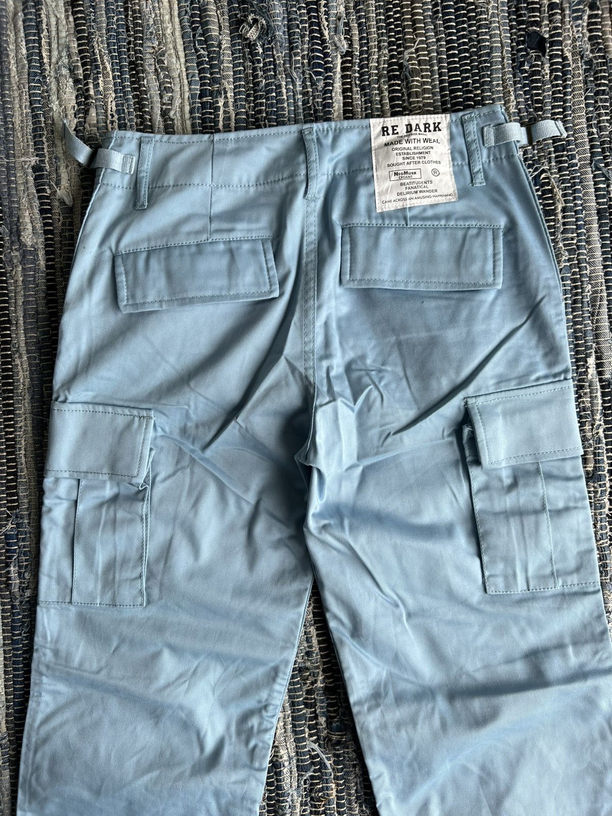 Designer × Japanese Brand × Sasquatchfabrix NWT Re Dark ActChiveLure Spellout Logo Parachute Cargo Pants Size US 28 / EU 44 - 6 Thumbnail