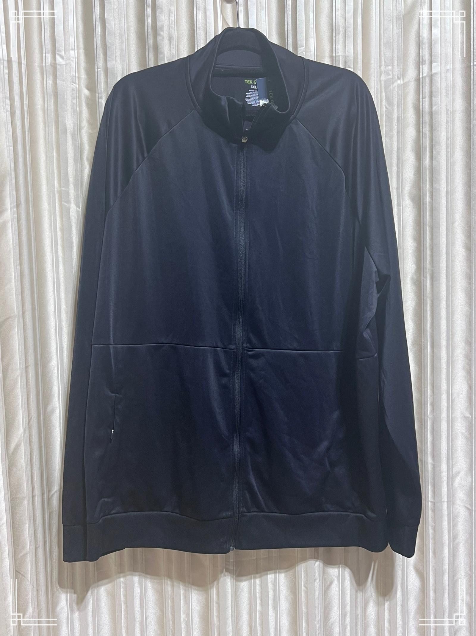 Designer Tek Gear 3XLT Men’s Full-Zip Jacket with Zippered Pockets Size ONE SIZE - 1 Thumbnail