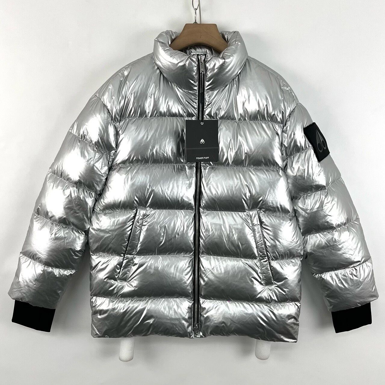 Moose Knuckles Moose Knuckles Silver Short Down Jacket Size US M / EU 48-50 / 2 - 1 Thumbnail