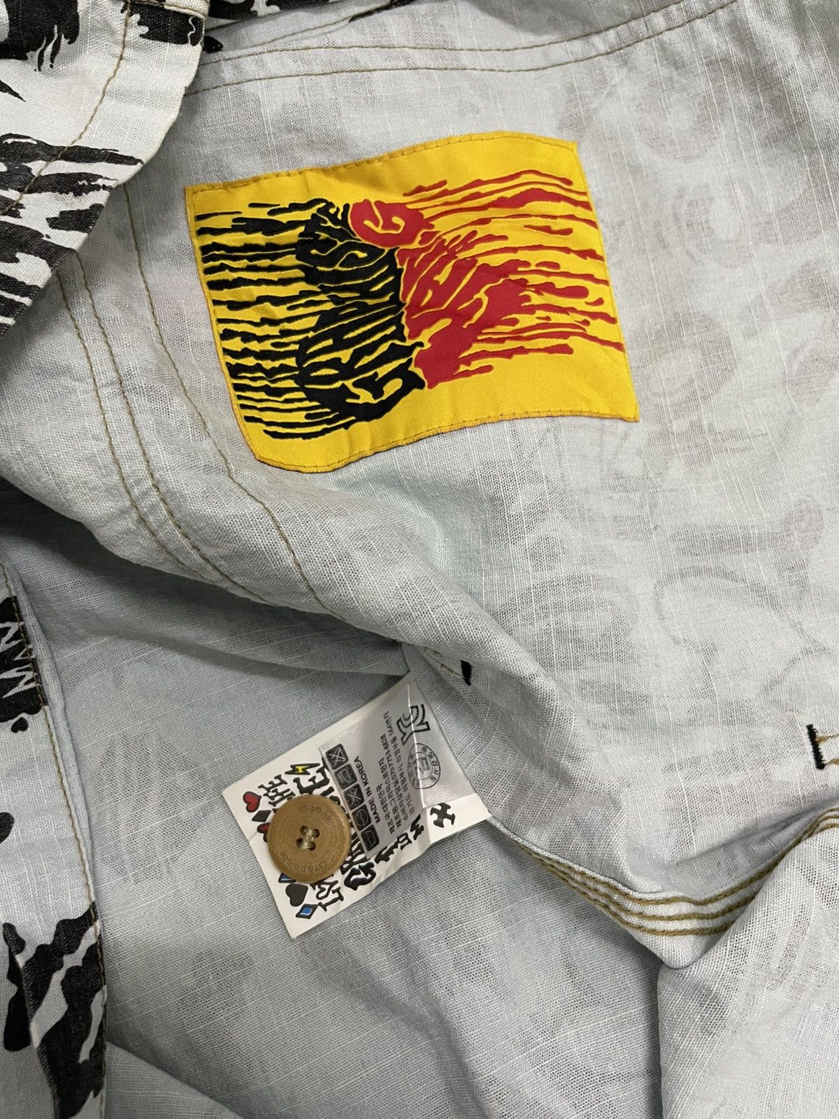 Designer × Japanese Brand Graphiste Man.G Full Print Oversized Shirt Size US L / EU 52-54 / 3 - 6 Thumbnail