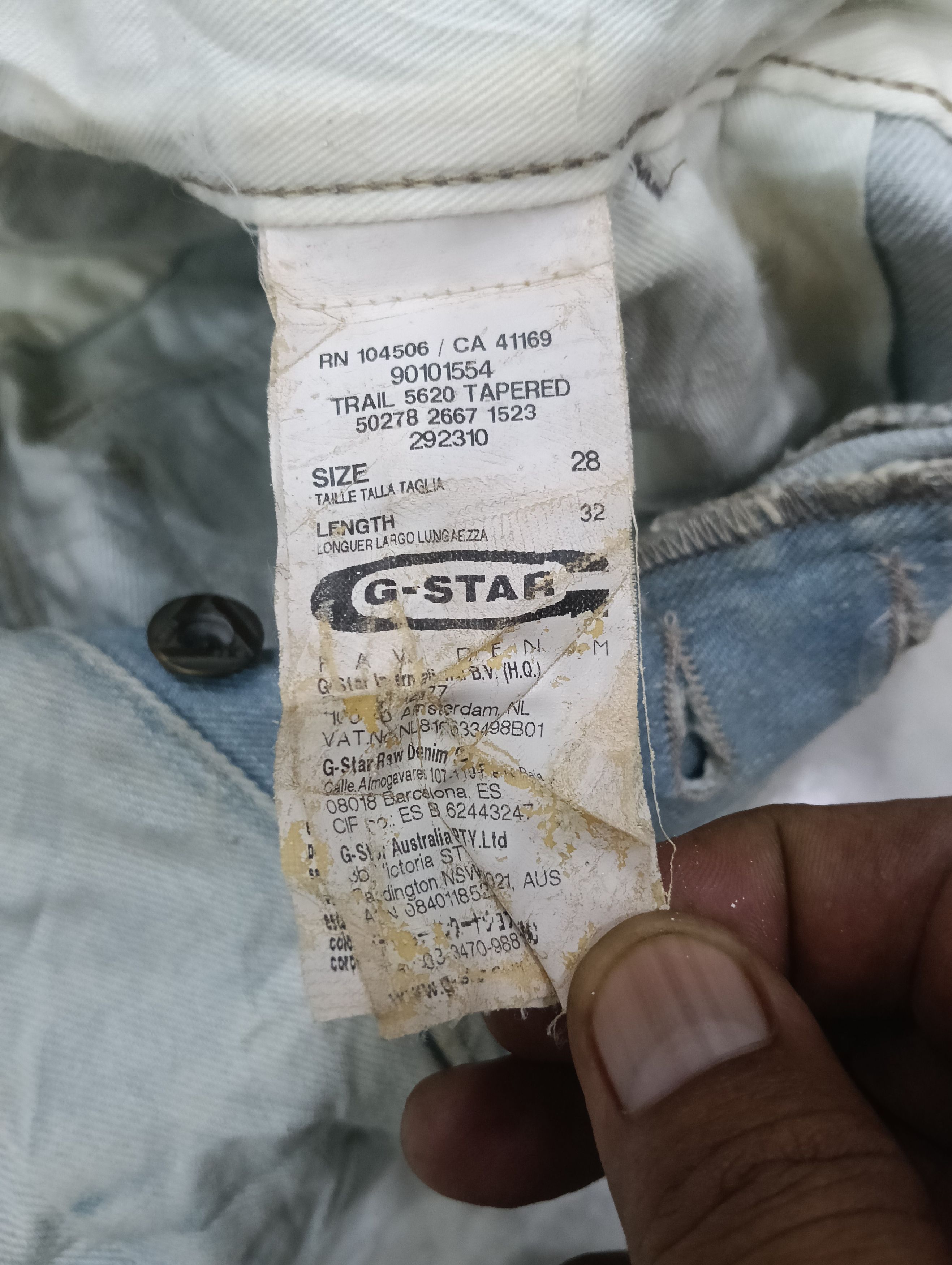 G-Star × Pharrell G-Star R 33/01 Jeans Size US 31 - 17 Thumbnail