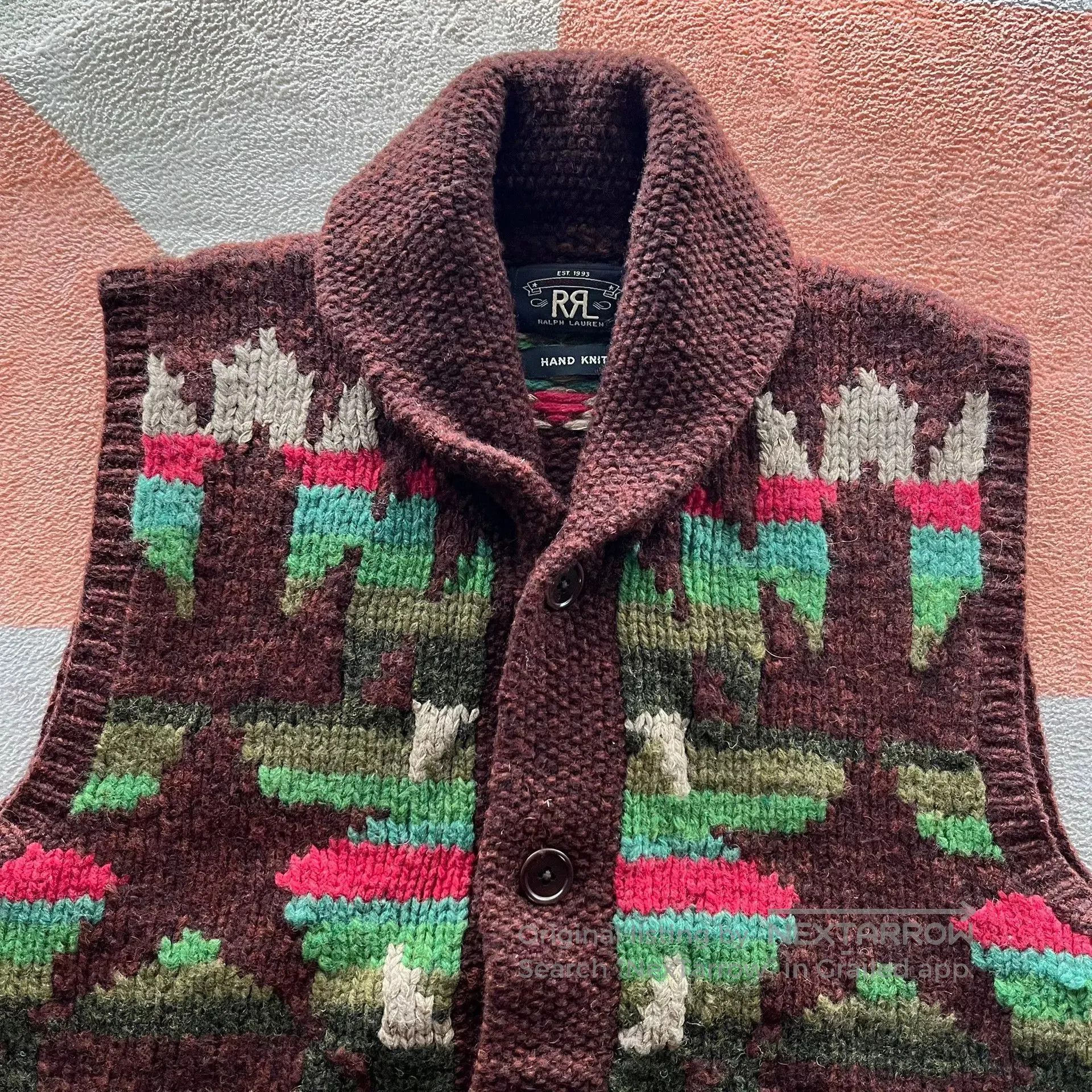 RRL Ralph Lauren RRL Ralph Lauren Wool Knit Vest. Size US M / EU 48-50 / 2 - 4 Thumbnail