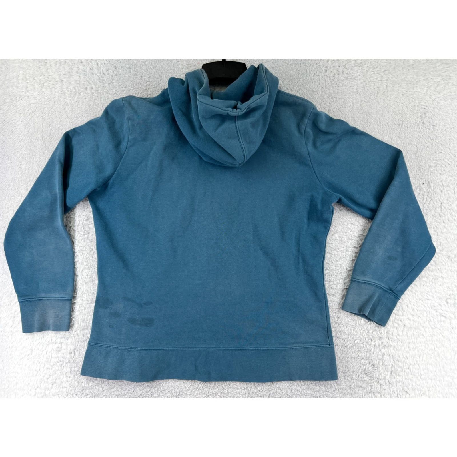 The North Face The North Face Hoodie Women XL Blue Hooded Pullover Cotton Fleece Logo Womens Size XL / US 12-14 / IT 48-50 - 2 Thumbnail
