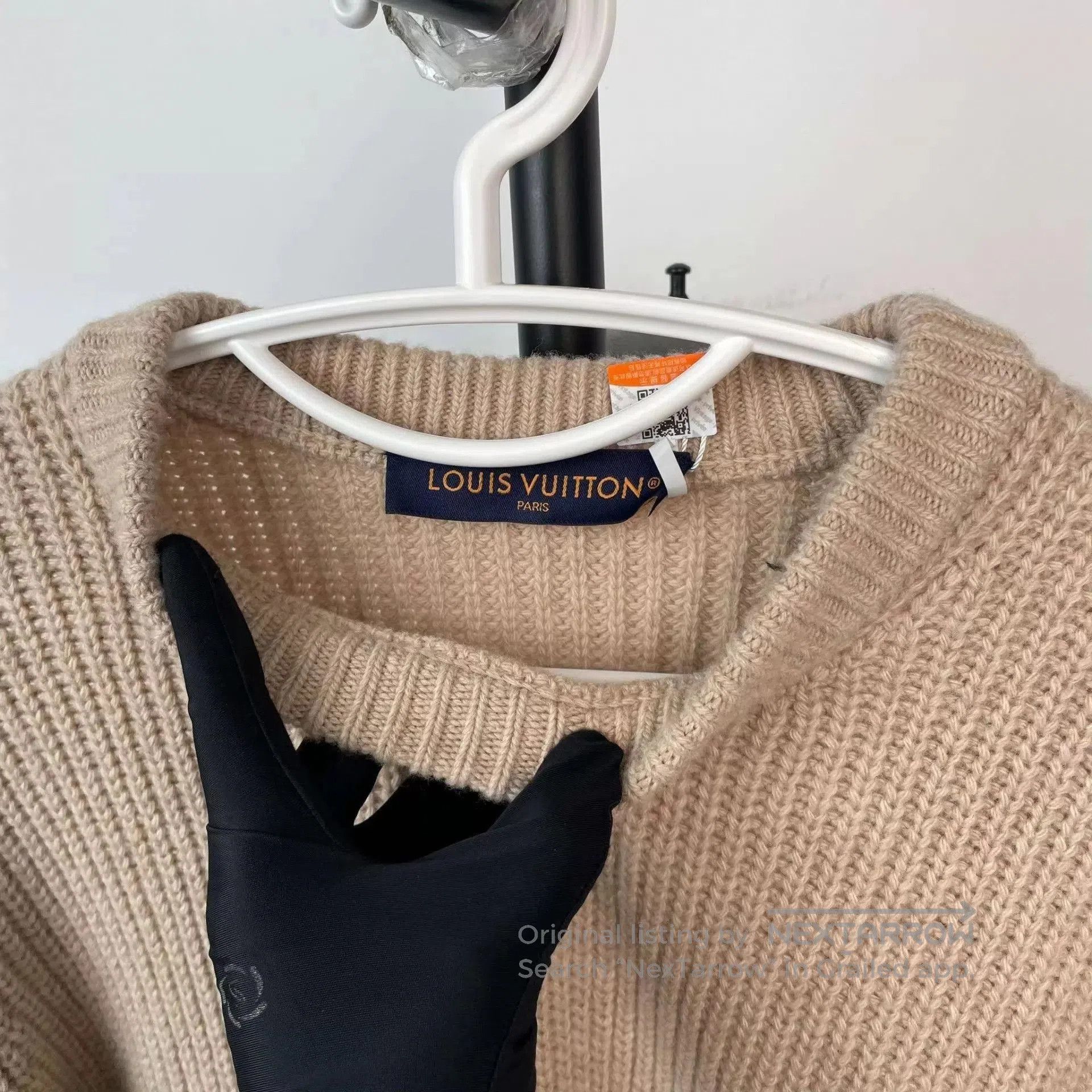 Louis Vuitton Beige Patterned Knit Sweater. Size US S / EU 44-46 / 1 - 5 Thumbnail