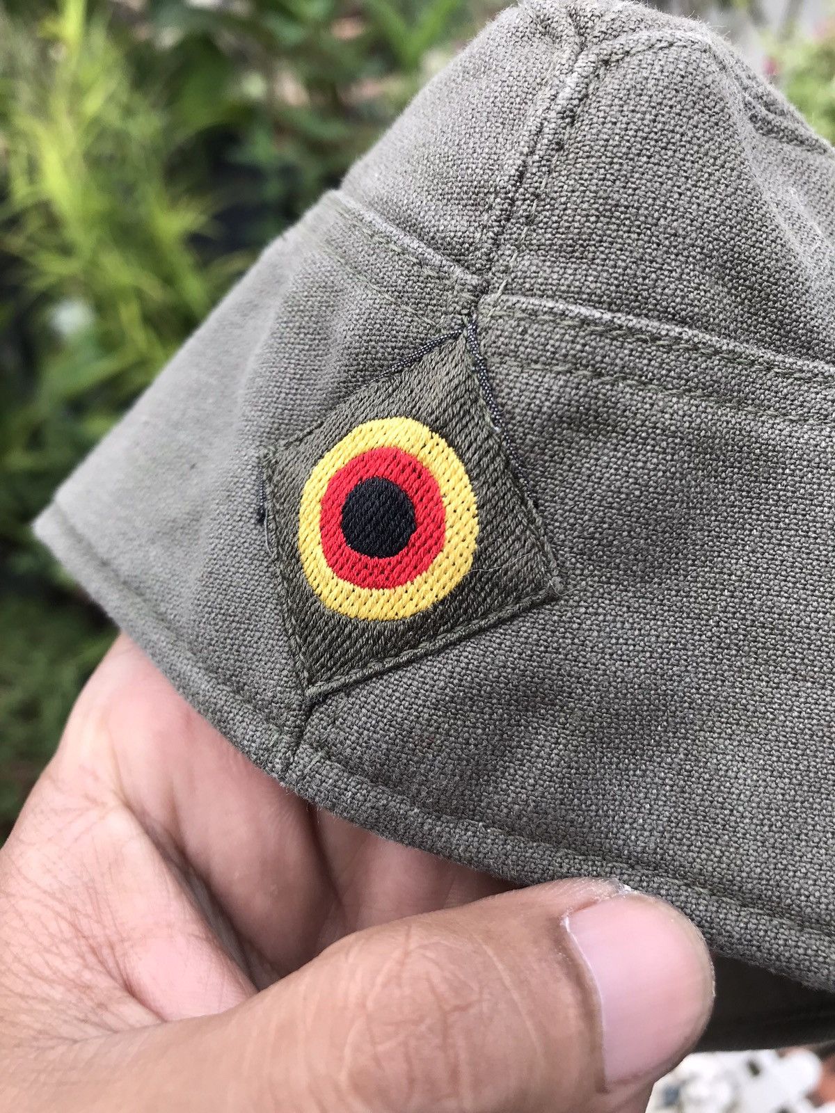 SCHMIDT VINTAGE 90’s WEST GERMAN MILITARY UNIFORM GARRISON HAT 🇩🇪 Size ONE SIZE - 3 Thumbnail