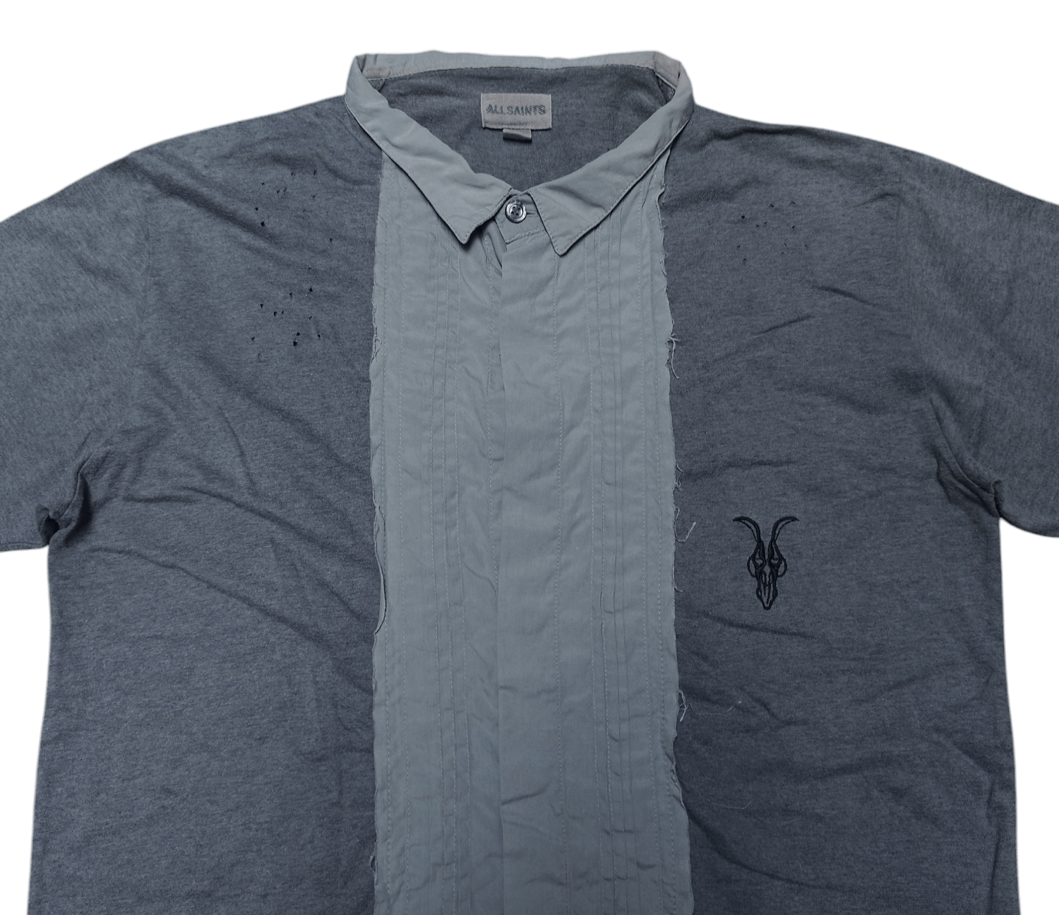 Allsaints Allsaints distressed shirt Size US S / EU 44-46 / 1 - 2 Thumbnail