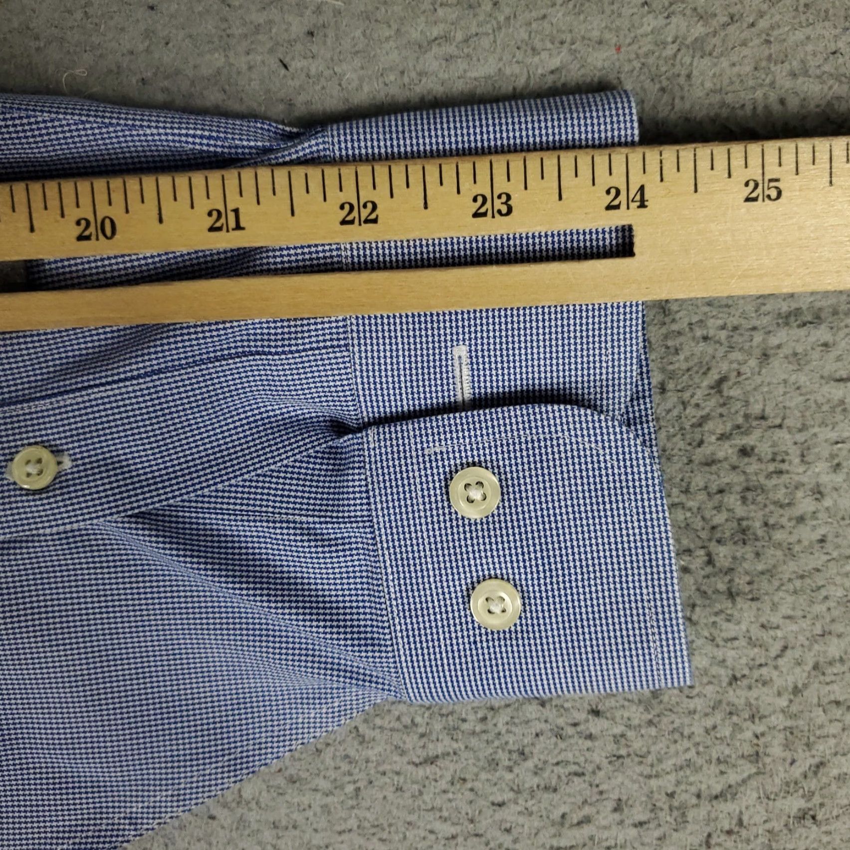Brooks Brothers Brooks Brothers Shirt Mens 18 Blue Pocket Button Up Long Sleeve Size US XXL / EU 58 / 5 - 6 Thumbnail