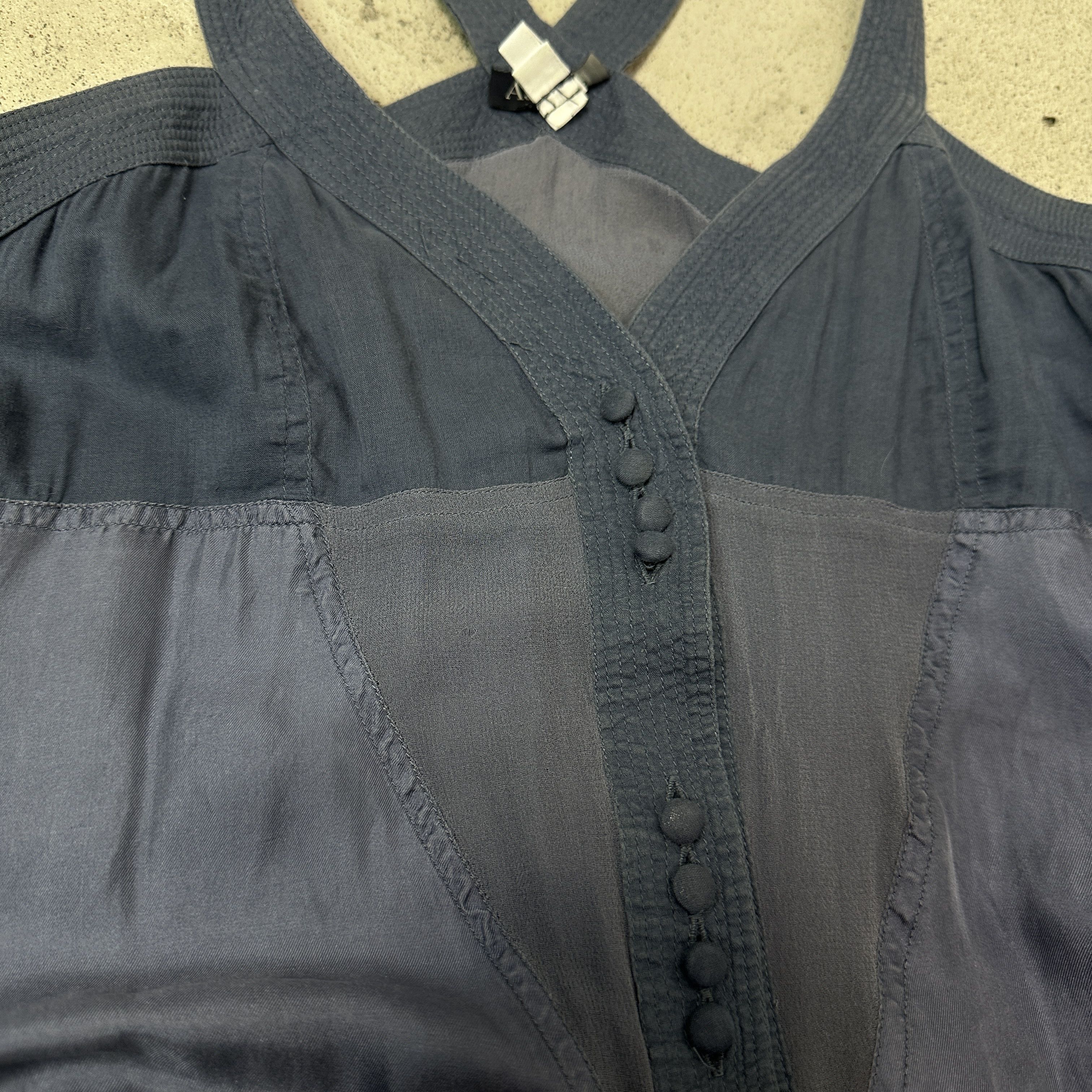 Armani Vintage Silk Preppy Old Money Armani Dress Y2K Size S / US 4 / IT 40 - 7 Thumbnail