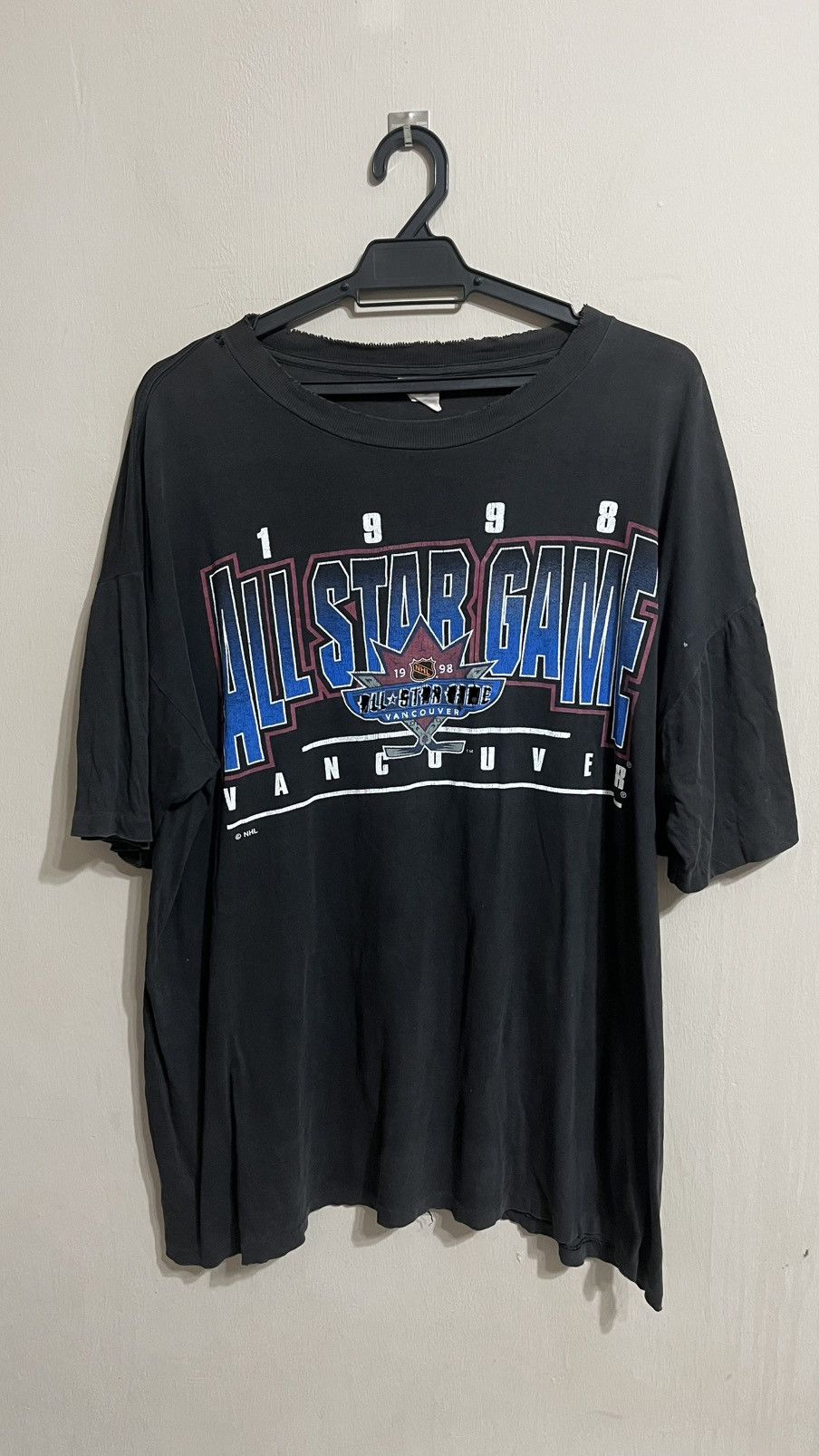 Vintage Vintage Thrashed Distressed All Star game NHl erd grunge Size US XL / EU 56 / 4 - 1 Thumbnail