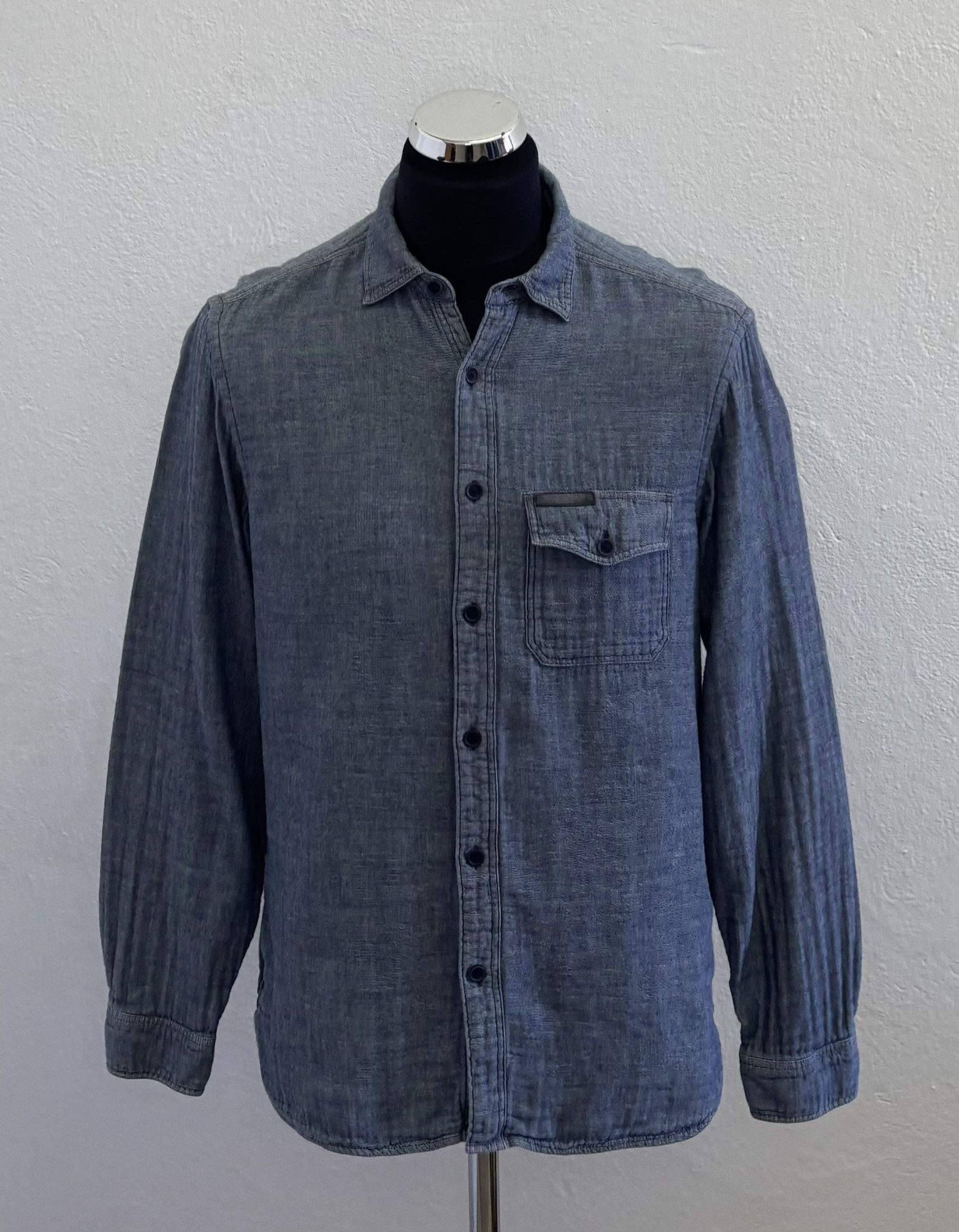 Burberry Burberry shirt denim Medium Size US M / EU 48-50 / 2 - 1 Thumbnail