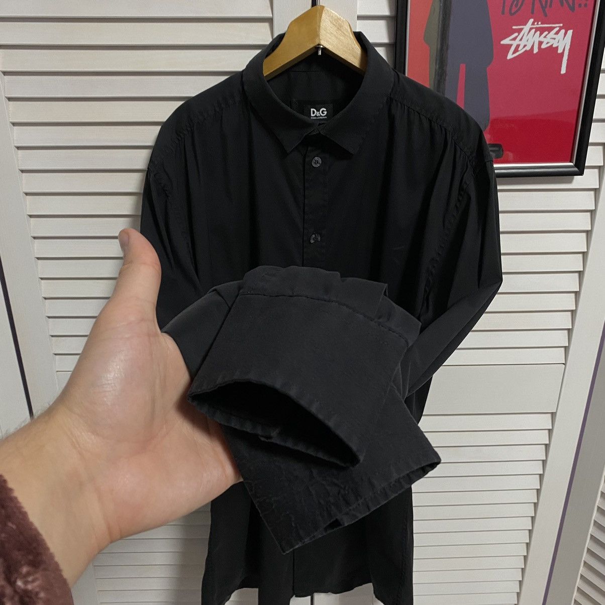 Dolce & Gabbana Vintage Shirt Button Up Dolce Gabbana D&G Black Mini Logo Size US M / EU 48-50 / 2 - 5 Thumbnail